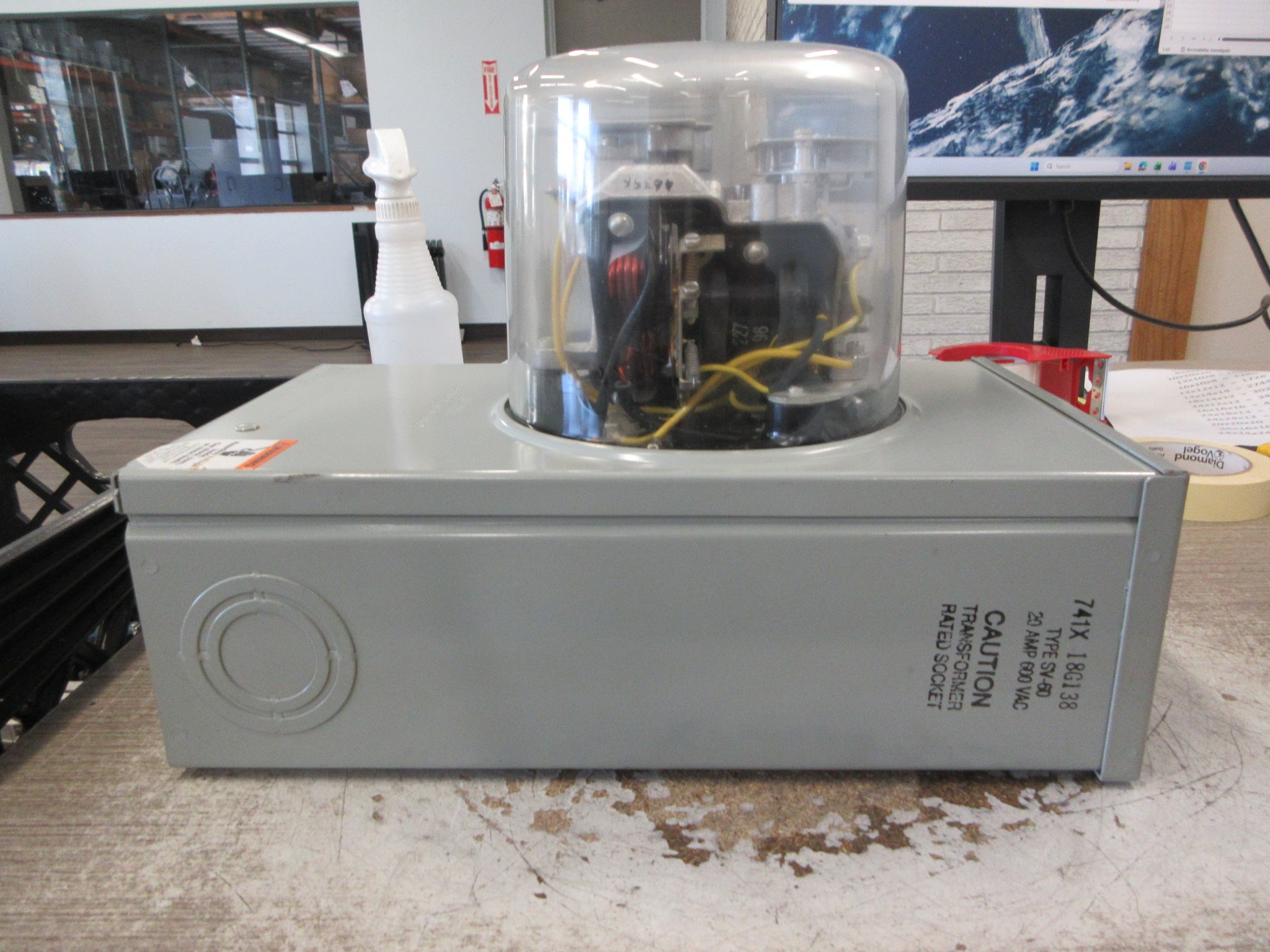GE Kilowatthour Meter 705X4G3 480V 60Hz Used