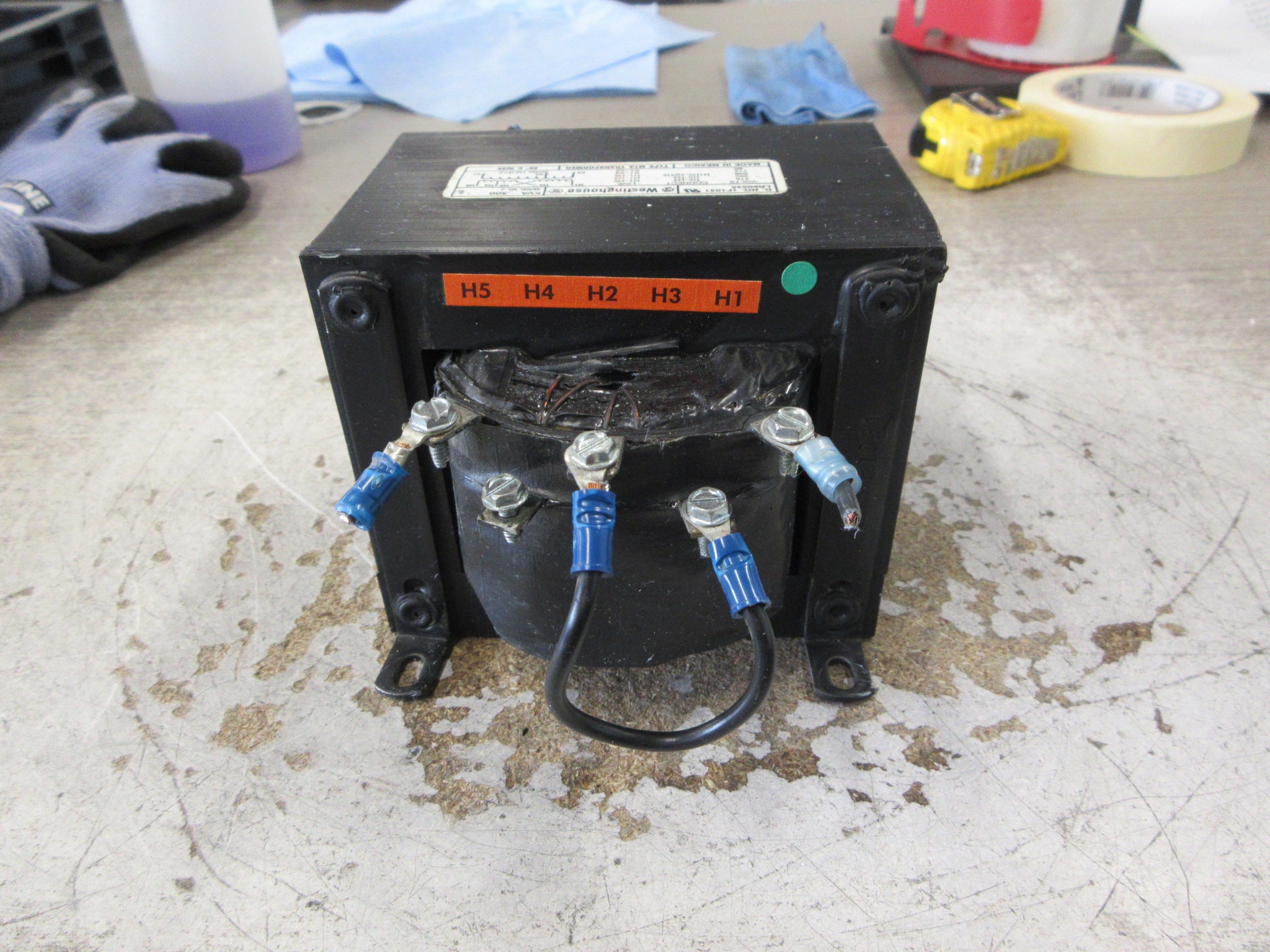 Westinghouse Type MTA Transformer 1F1031 0.300KVA Pri: 2085/380/416V Used