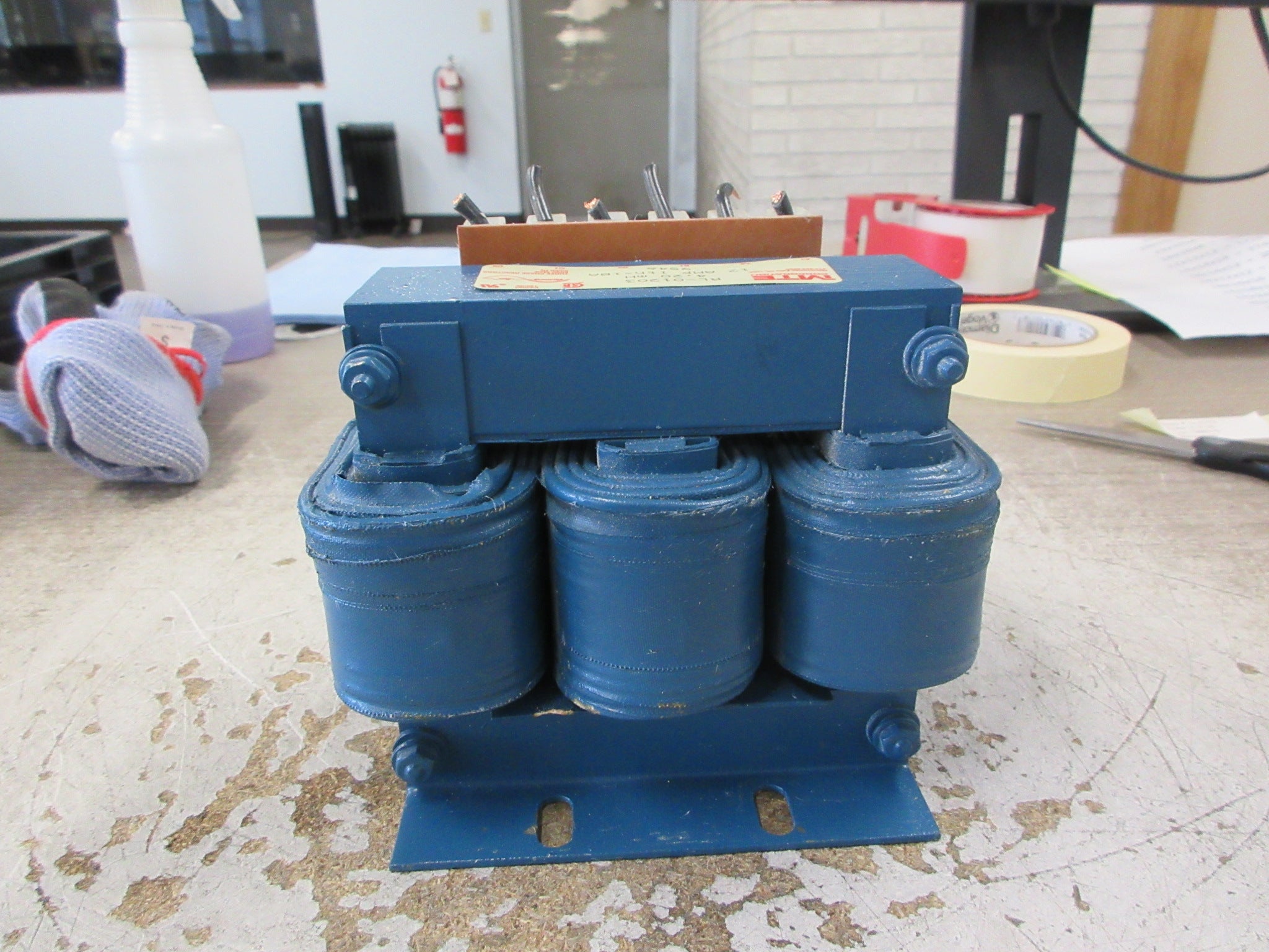 MTE 3Ph Line Reactor RL-01203 4.20mH 12A 600V 50/60Hz Used