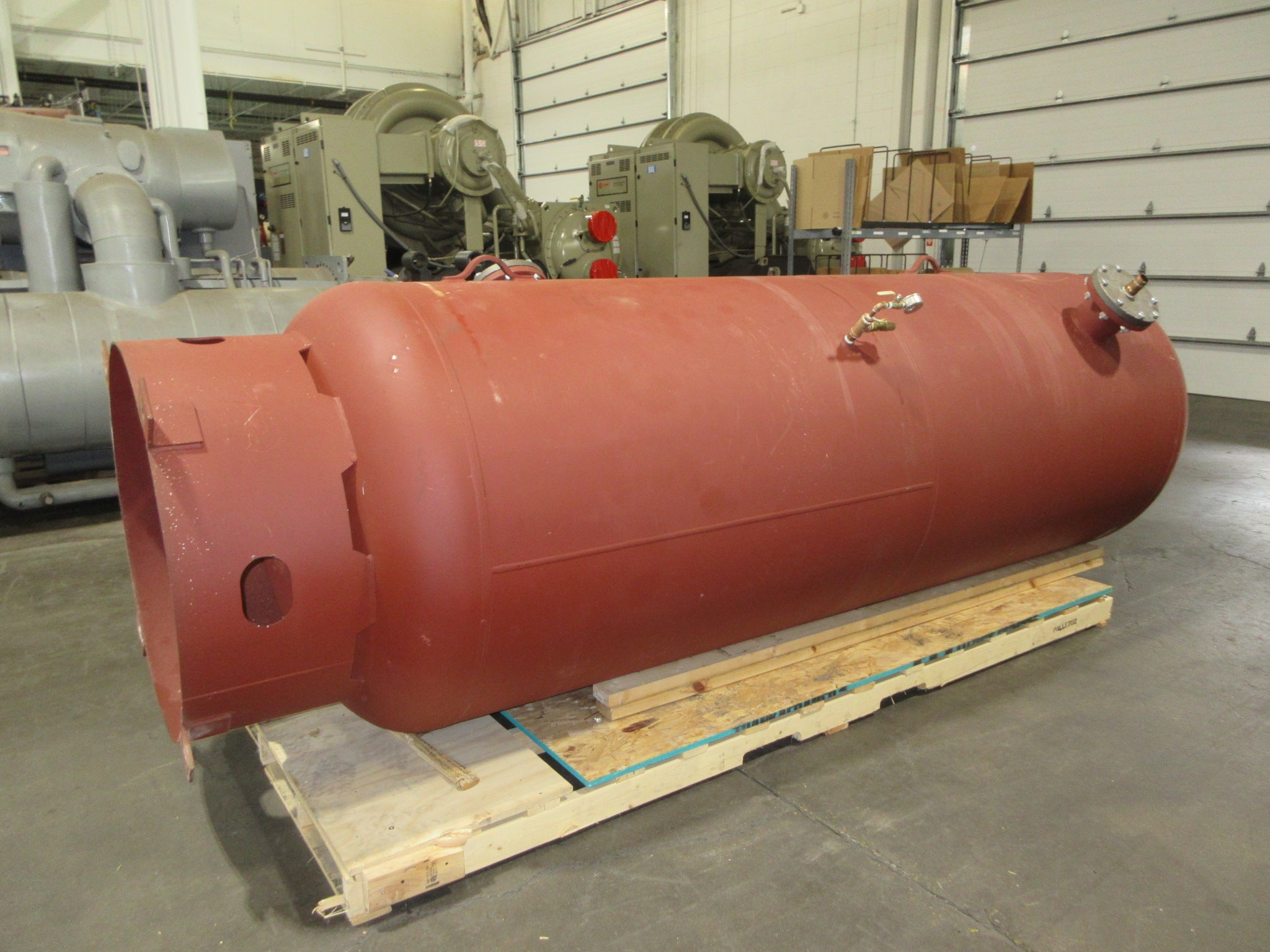 Silvan Air Tank 1040 Gal 150 PSI MFD: 2014 48" Diameter 20" Tall Used