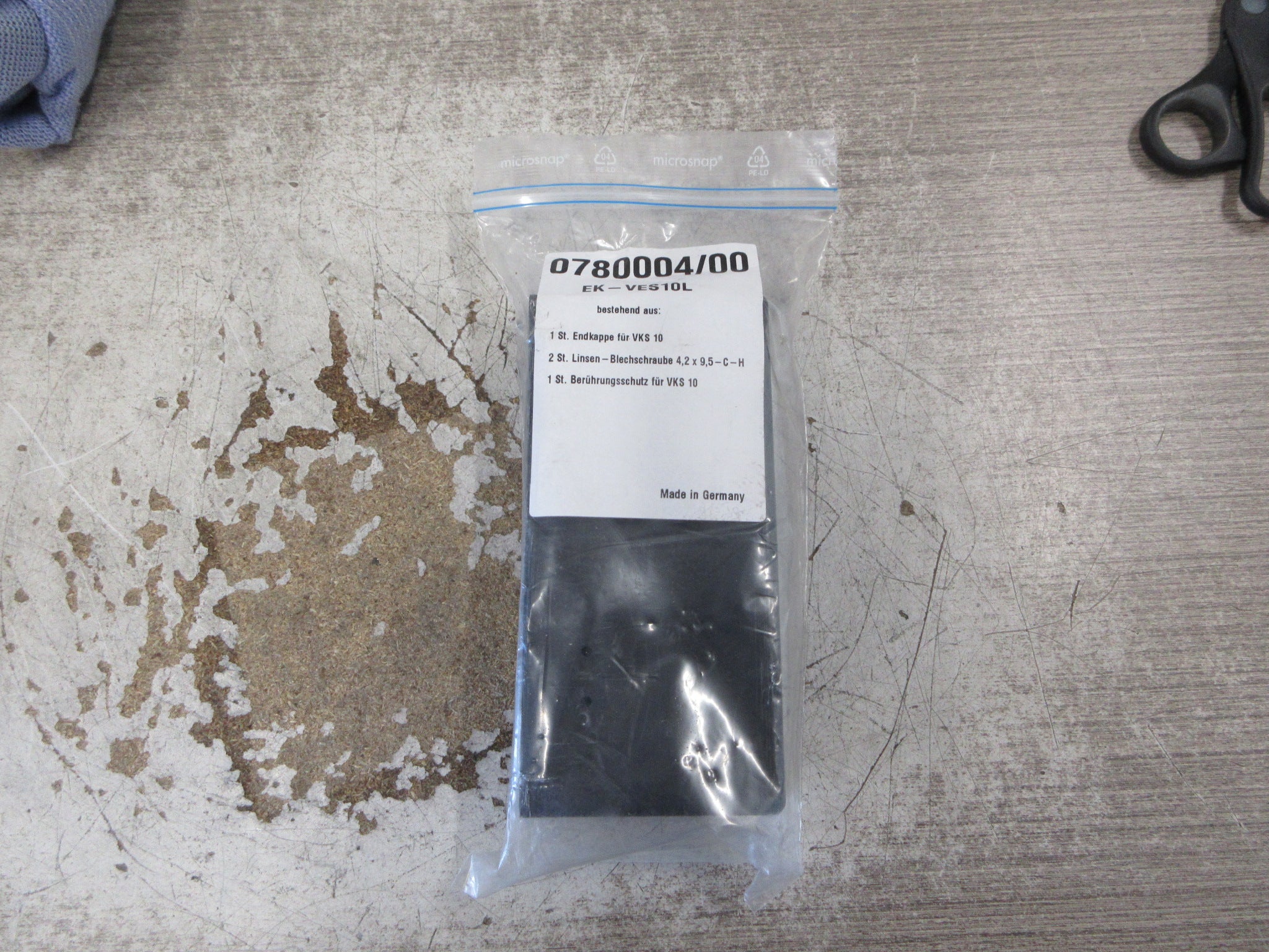 Vahle EK-VES10L Endcap 0780004/00 For VKS 10 New Surplus