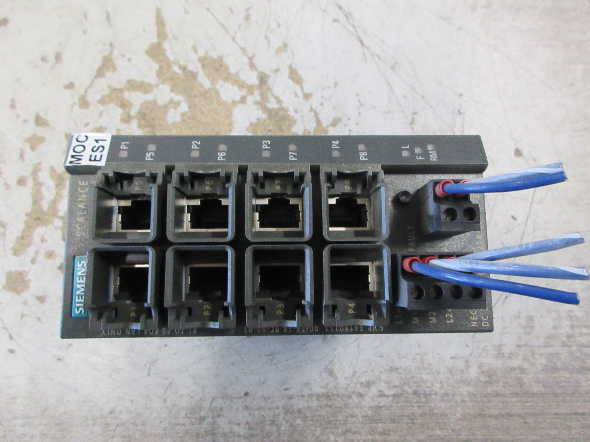 Siemens Scalance X208 Simatic Net Industrial Ethernet Switch Used