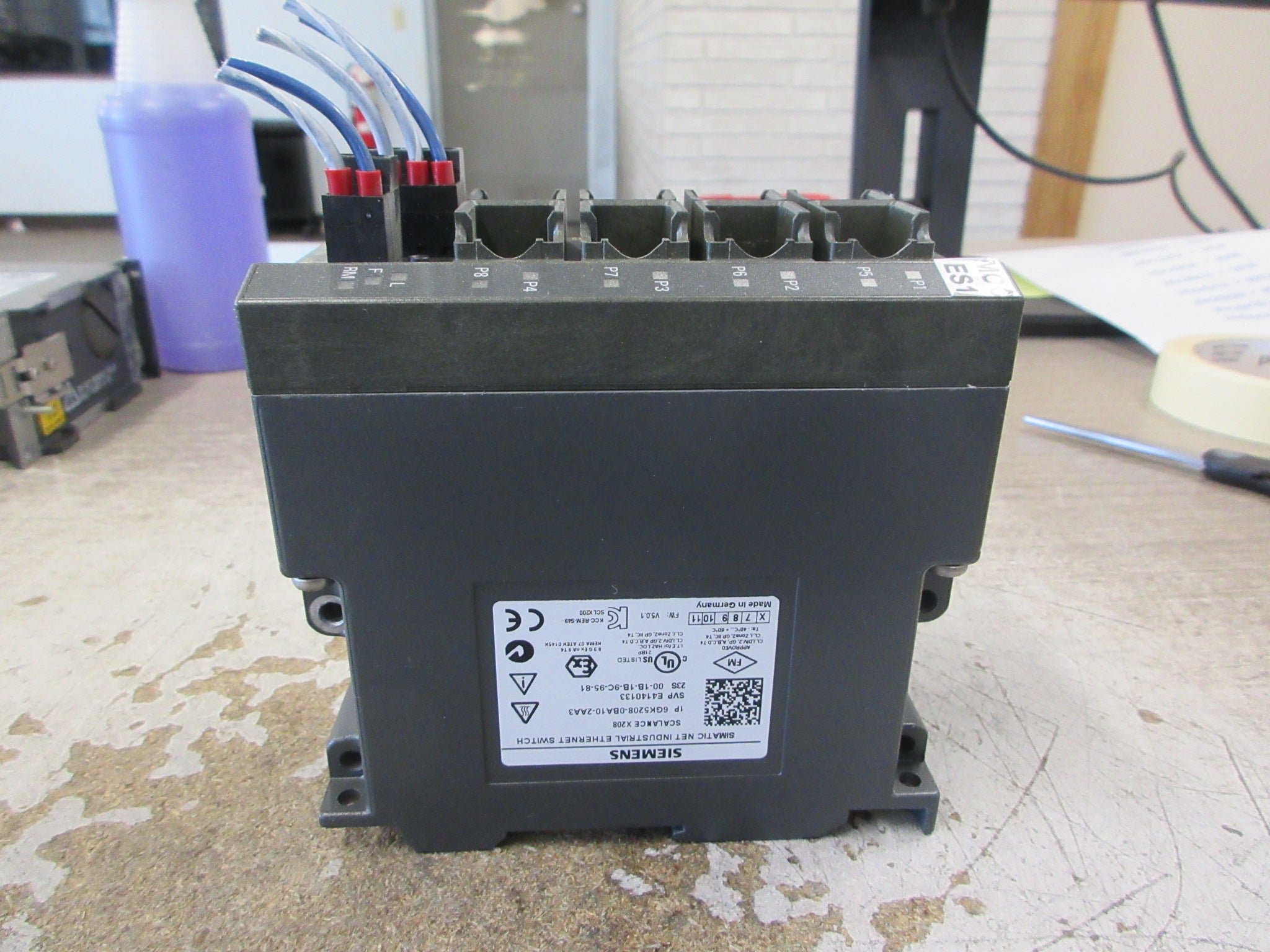 Siemens Scalance X208 Simatic Net Industrial Ethernet Switch Used