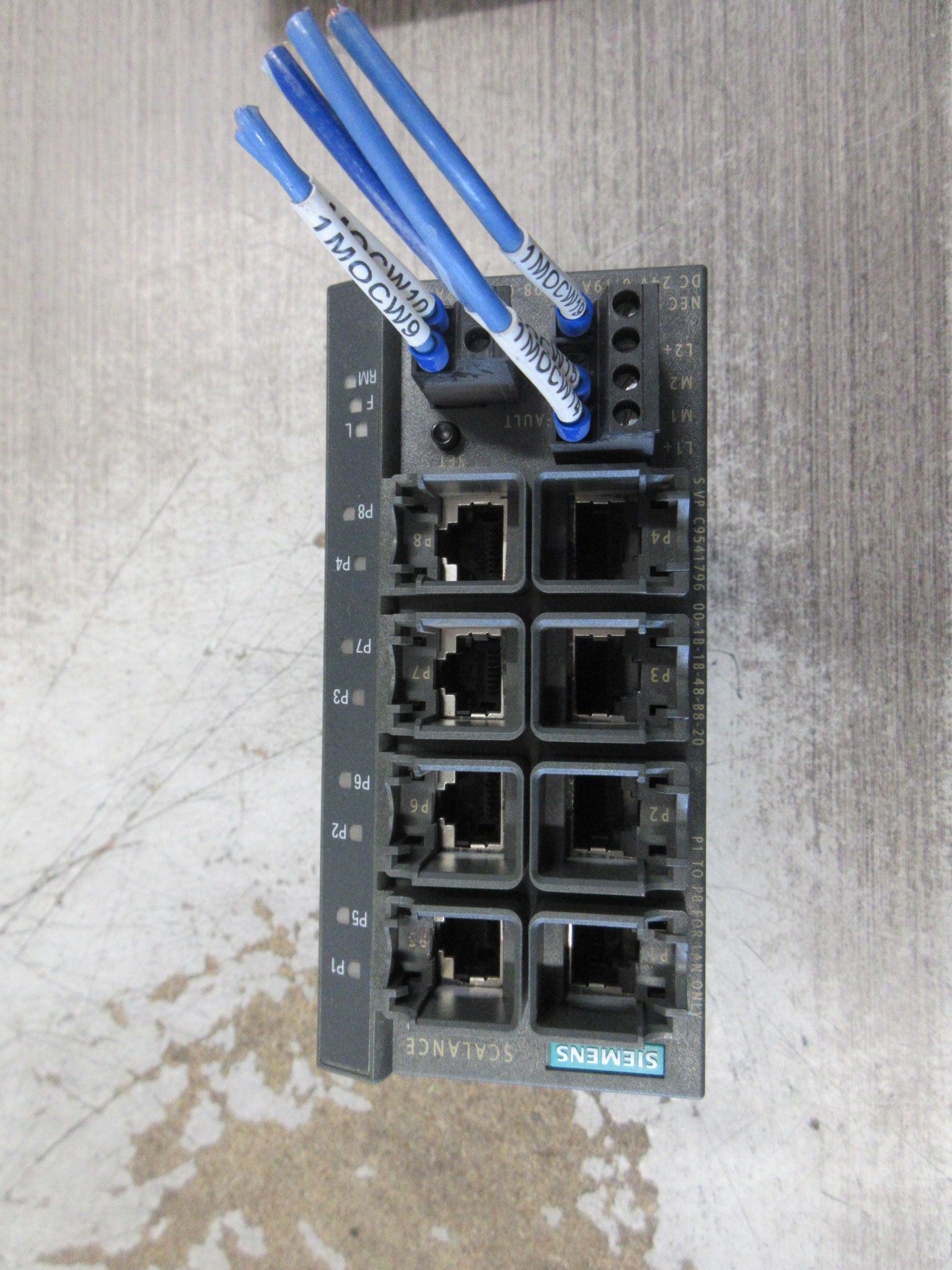 Siemens Scalance X208 Simatic Net Industrial Ethernet Switch Used