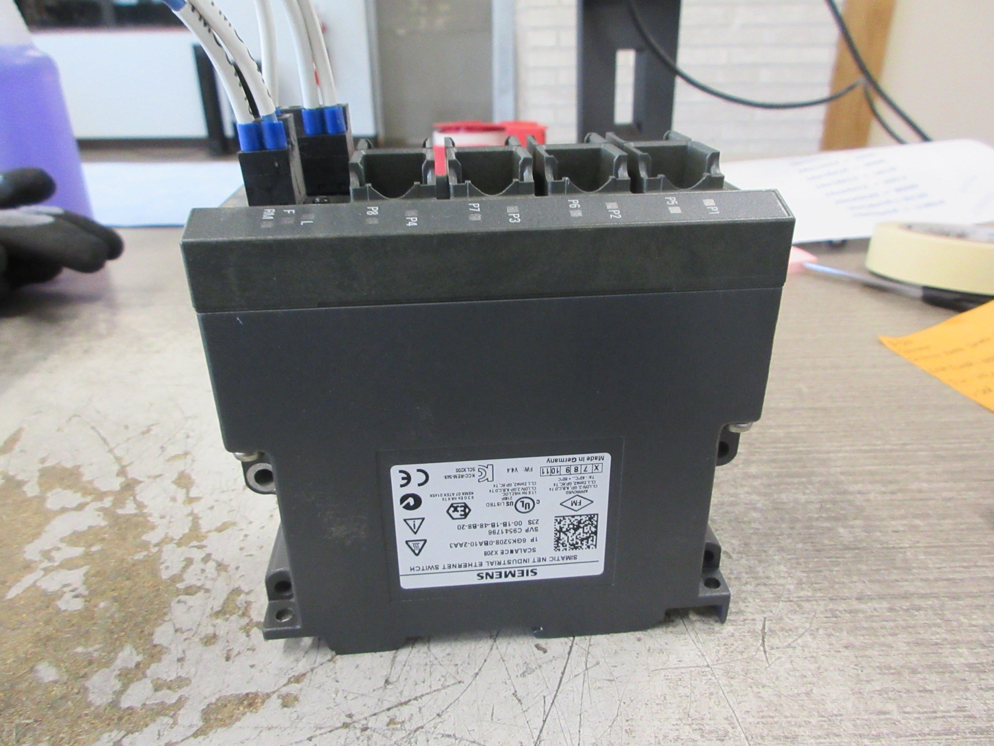 Siemens Scalance X208 Simatic Net Industrial Ethernet Switch Used