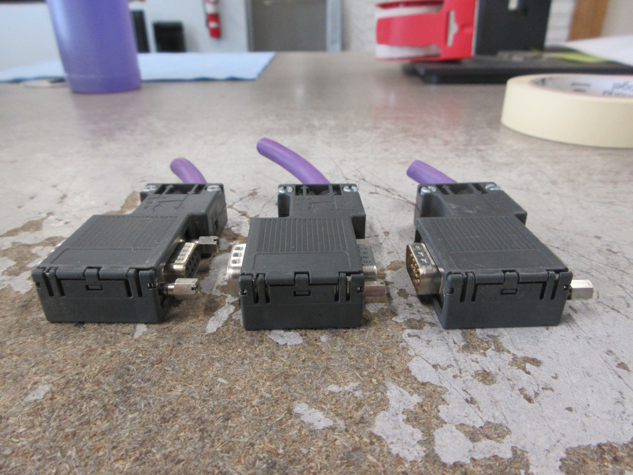 Siemens Profibus Connector 6ES 972-0BB12-0XA0 FS: 04 *Lot of 3* Used