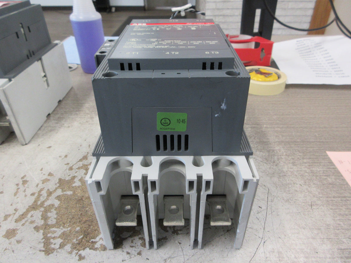 ABB Contactor AF260-30 20-60VDC Coil 350A 600V (1) Aux Contact Used