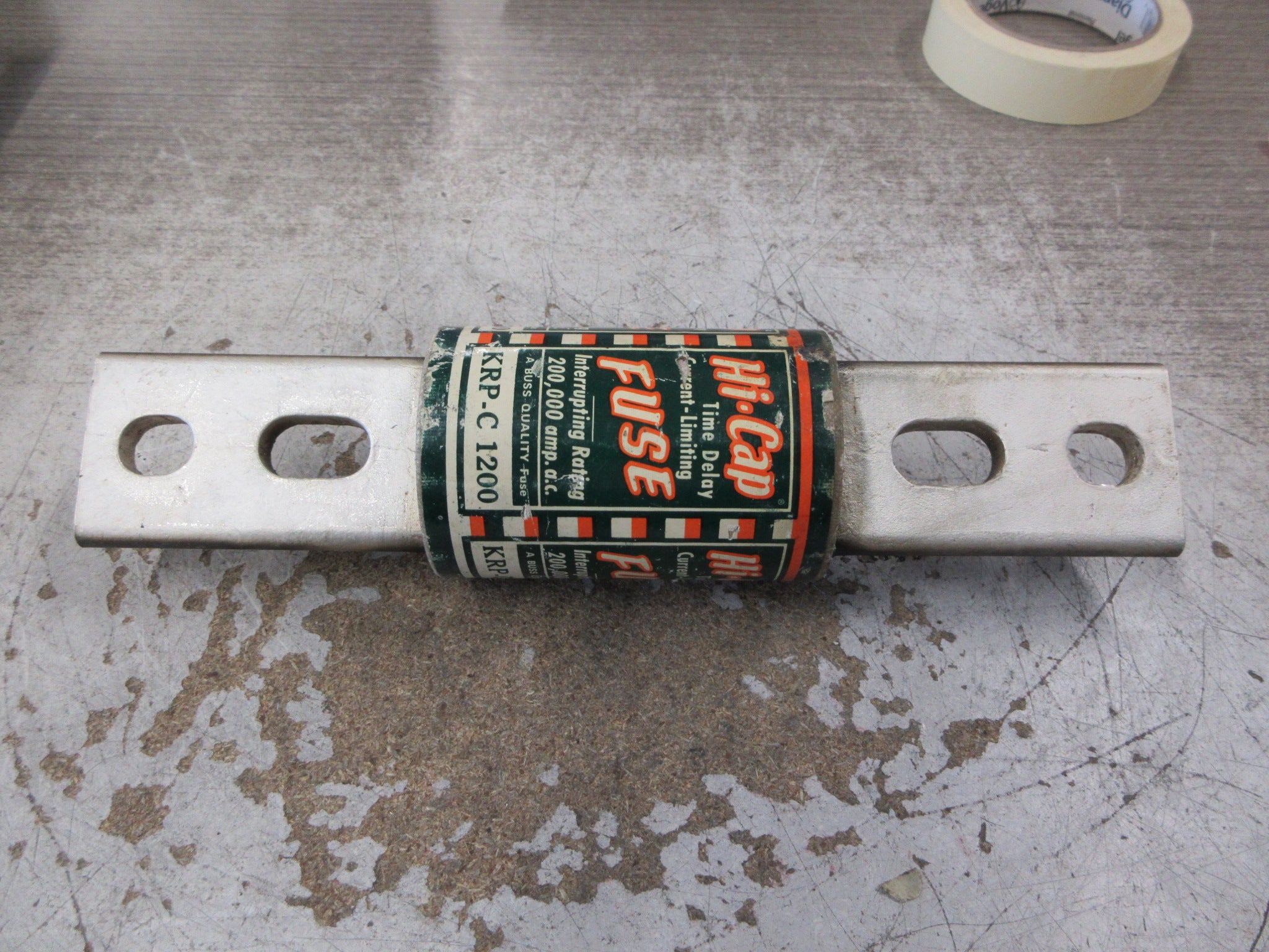 Bussmann Hi-Cap Fuse KRP-C 1200 600V 1200A Used