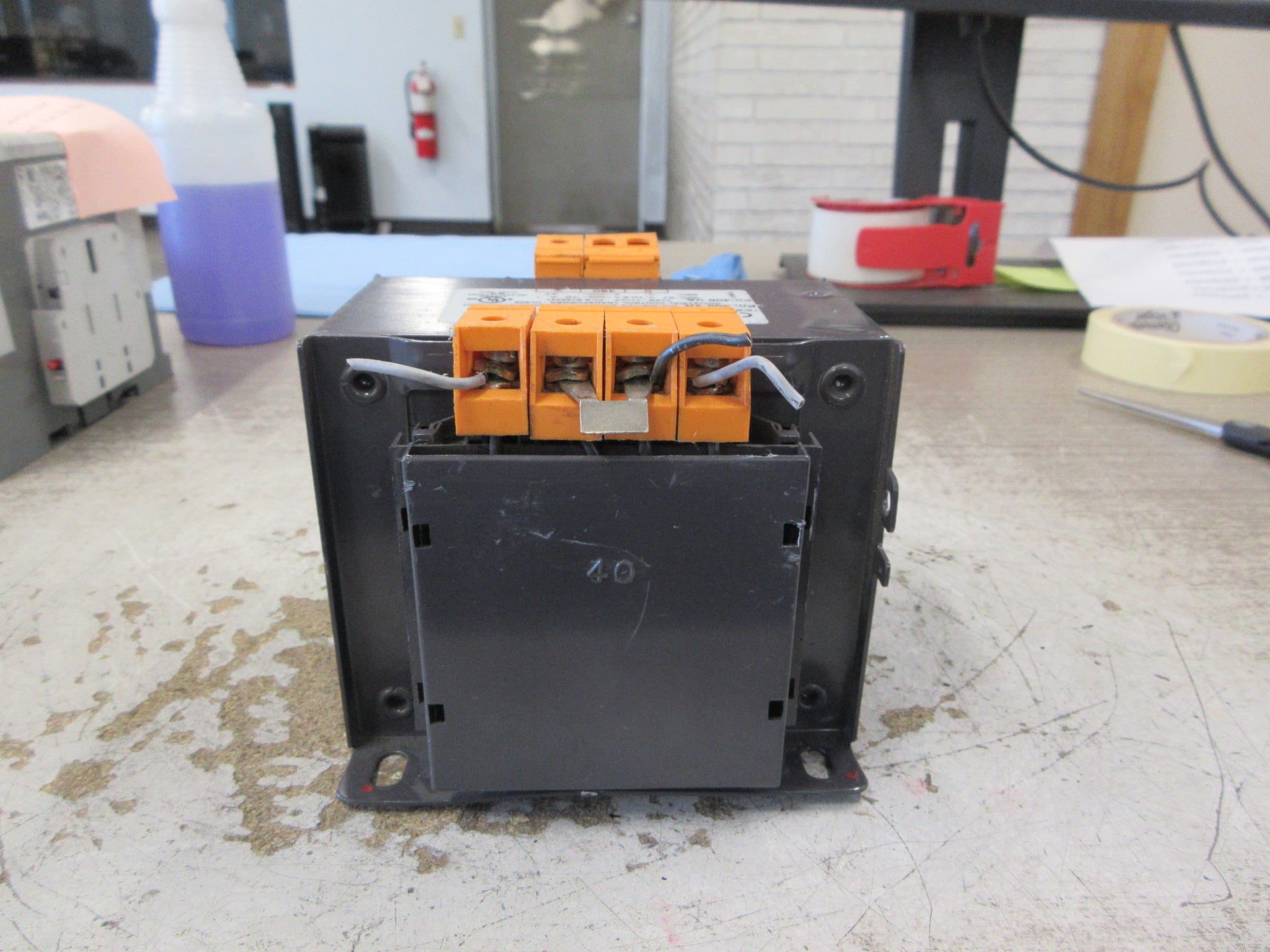 Meth Electric Control Transformer T1ULF 400VA Pri: 480V Sec: 37V 50/60Hz Used