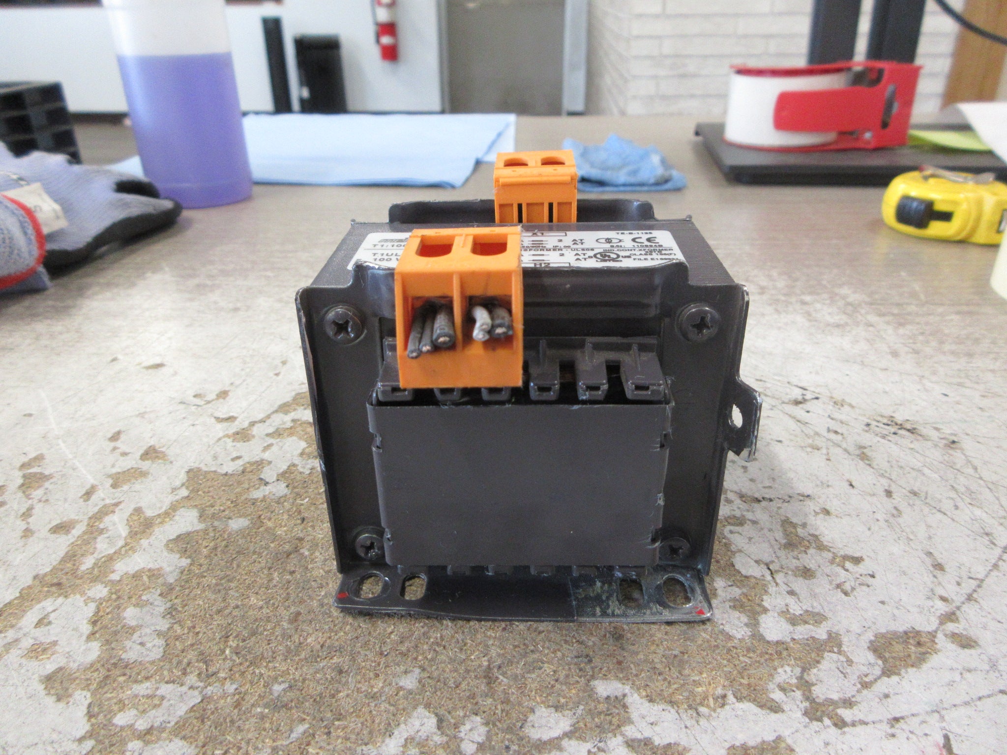 Meth Electric Control Transformer T1ULF 100VA Pri: 230V Sec: 48V 50/60Hz Used