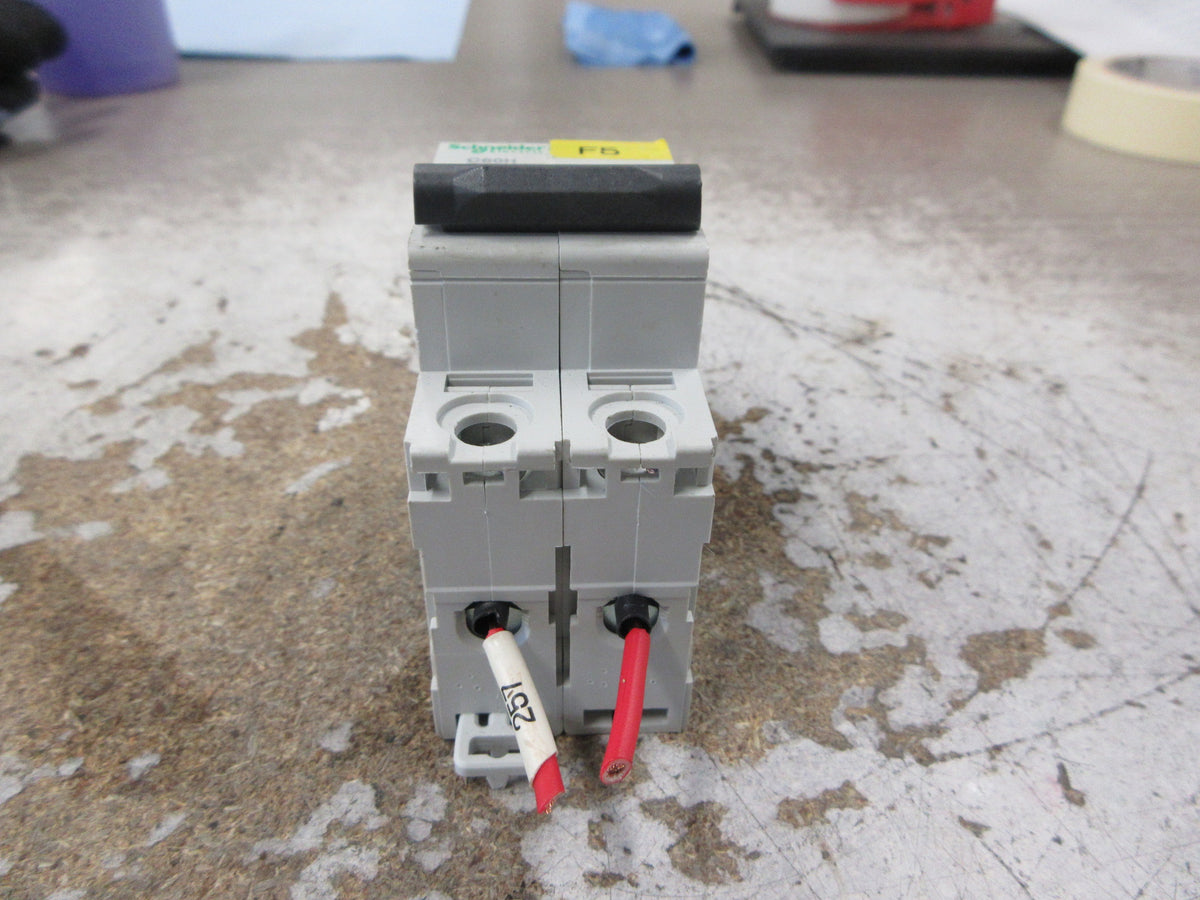 Schneider Electric Circuit Breaker C60H C4 4A 415V 2P Used