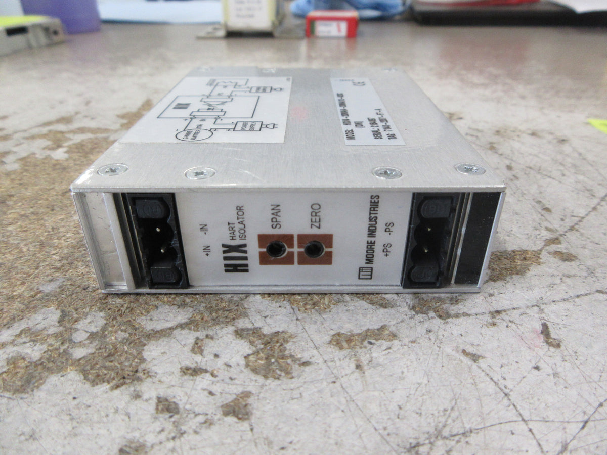 Moore Industries HIX HART Isolator HIX/4-20MA/4-20MA/12-42DC Used