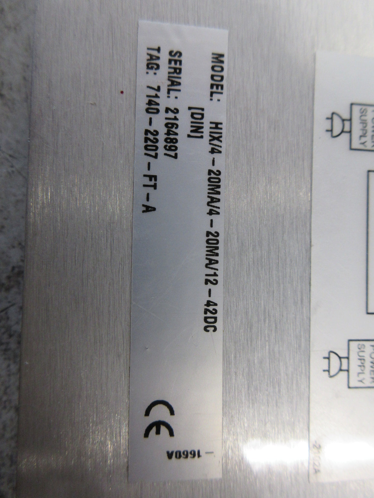 Moore Industries HIX HART Isolator HIX/4-20MA/4-20MA/12-42DC Used