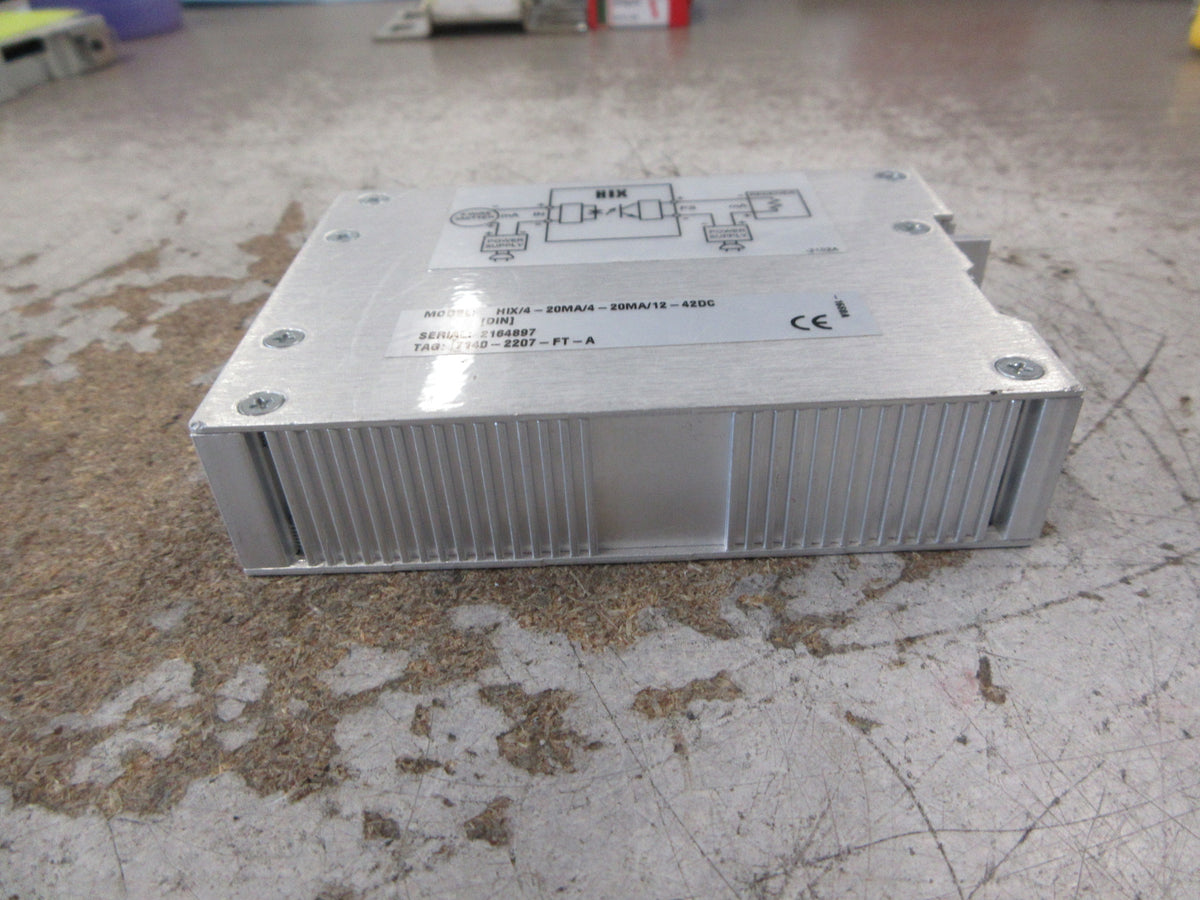 Moore Industries HIX HART Isolator HIX/4-20MA/4-20MA/12-42DC Used