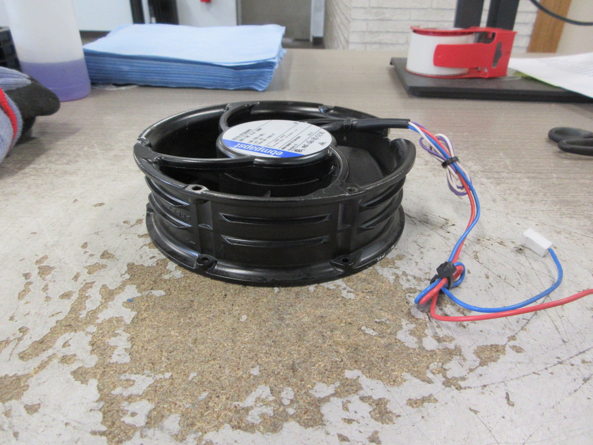 ebmpapst Axial Fan 6318/2TDH4PR 150W 48VDC 3.1A Used