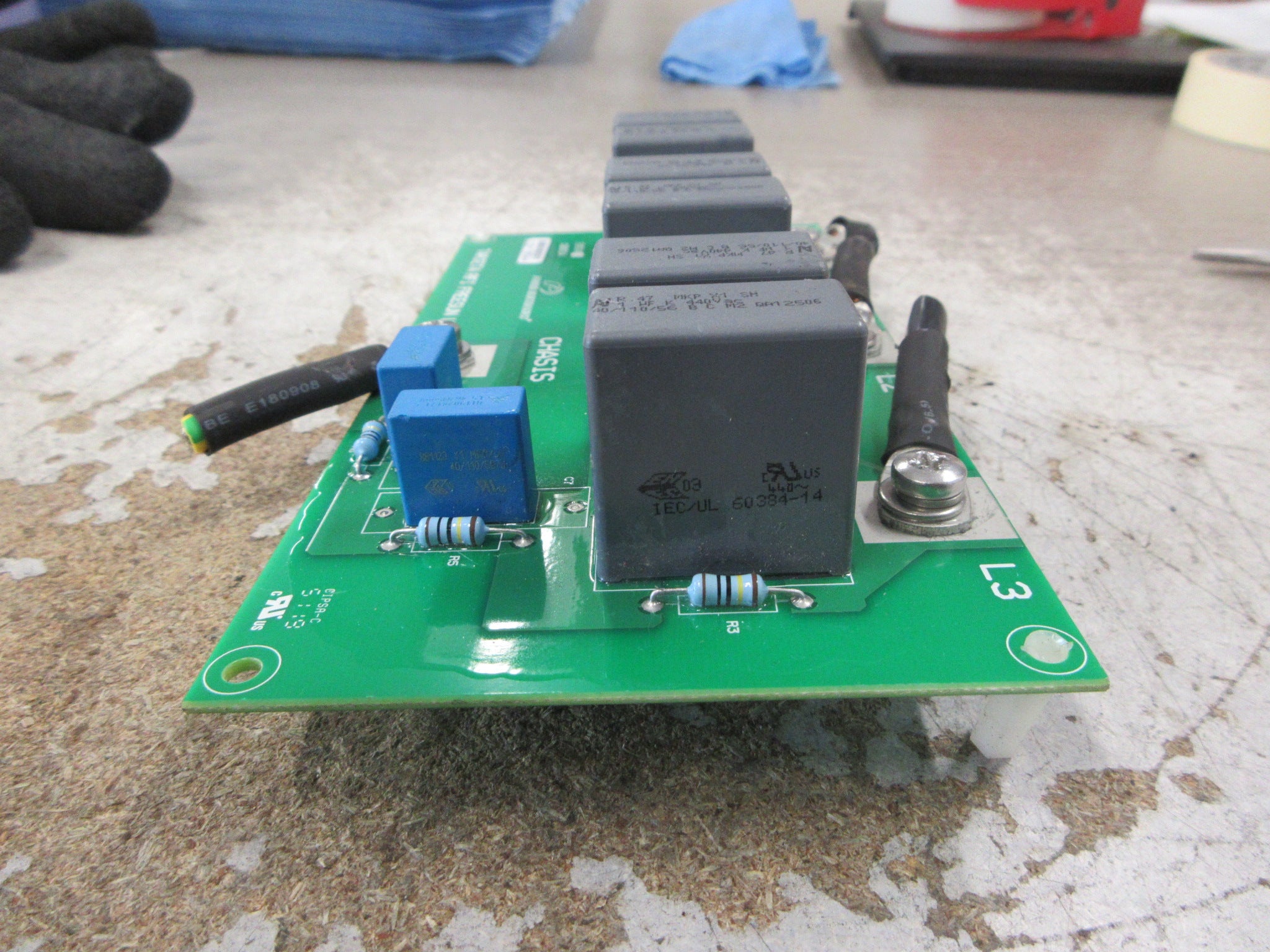 Power Electronics AC RFI Filter Board E852AA Used