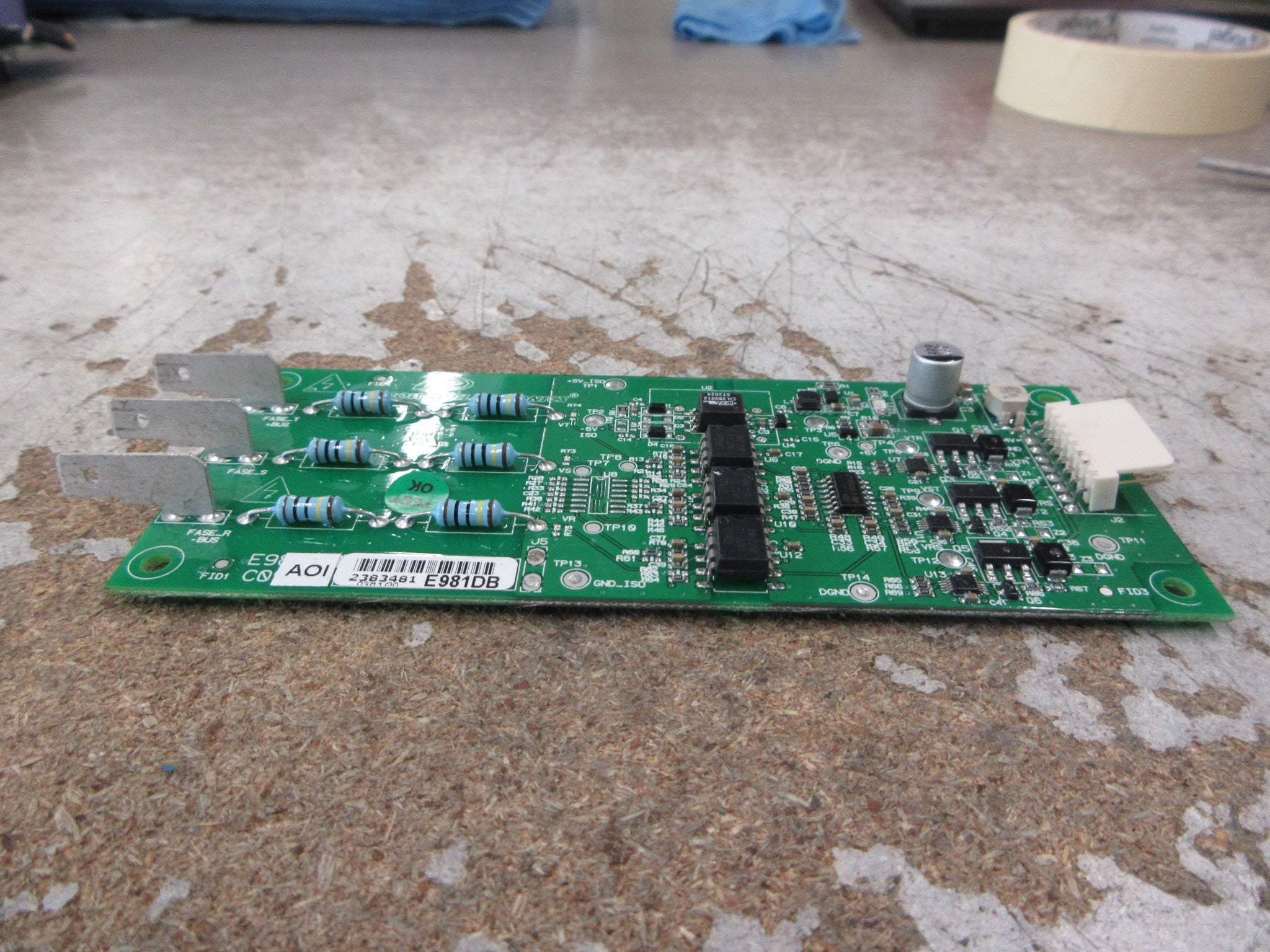 Power Electronics Voltage Measurement Board E981DB Used