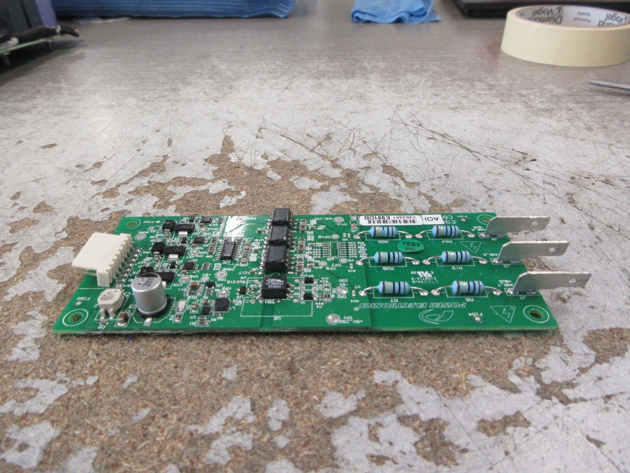 Power Electronics Voltage Measurement Board E981DB Used
