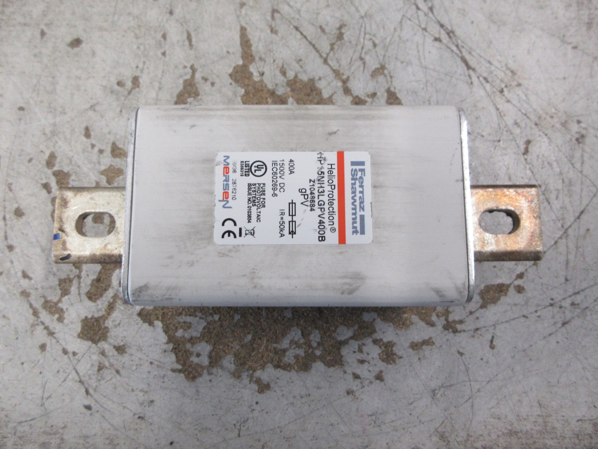 Mersen Ferraz Shawmut HelioProtection Fuse HP15NH3LGPV400B 400A 1500VDC Used