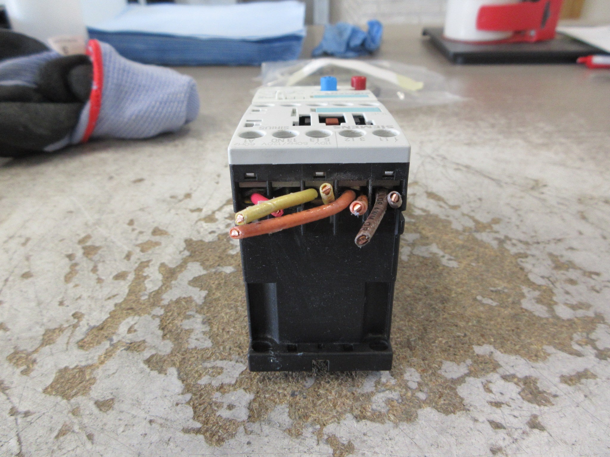 Siemens Starter 3RT1017-1AK61/3RB1015-2NB0 120V Coil Trip: 0.4-1.6A Used