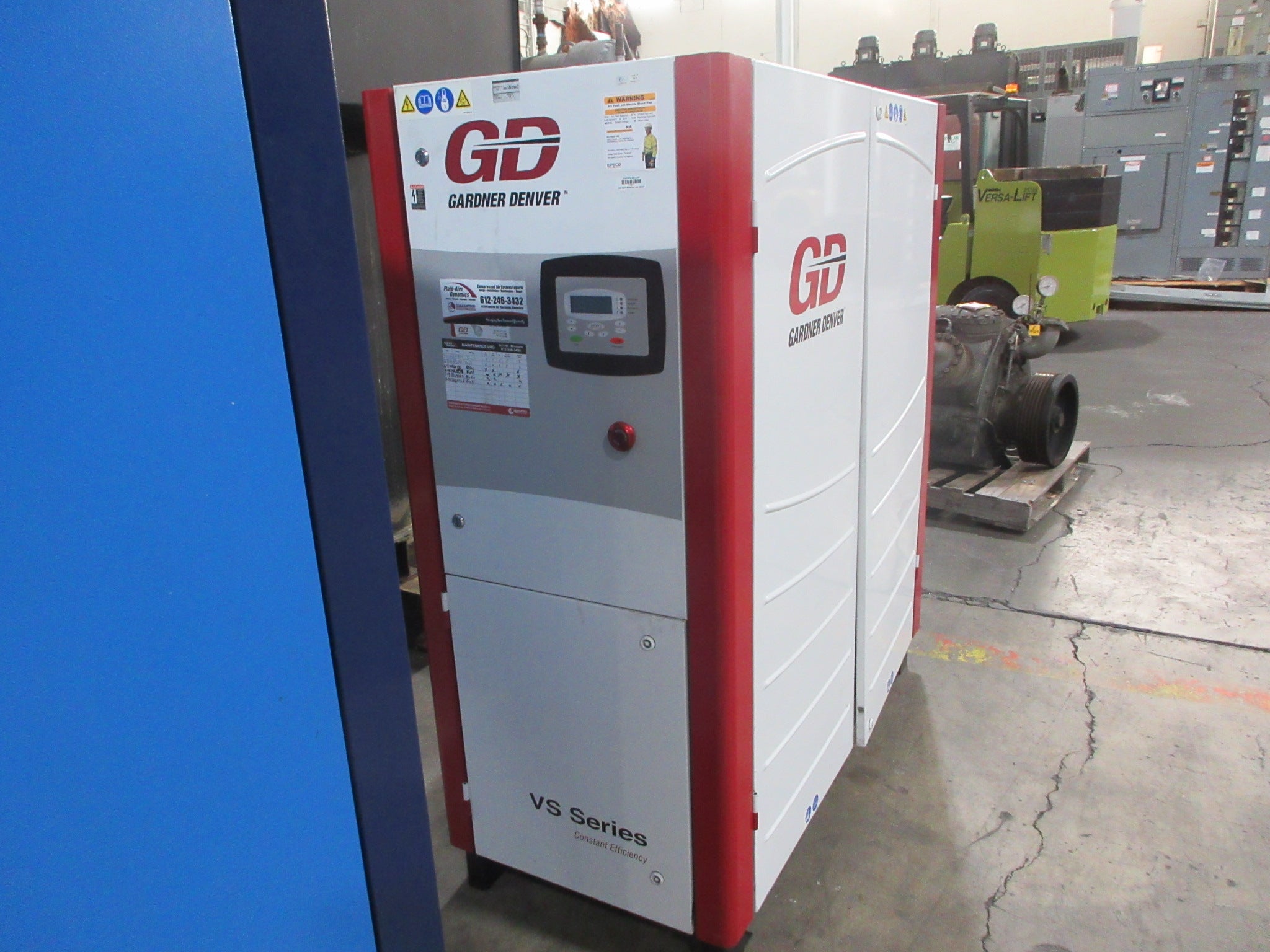 Gardner Denver VS Series Variable Speed Rotary Screw Air Compressor VS20A Used