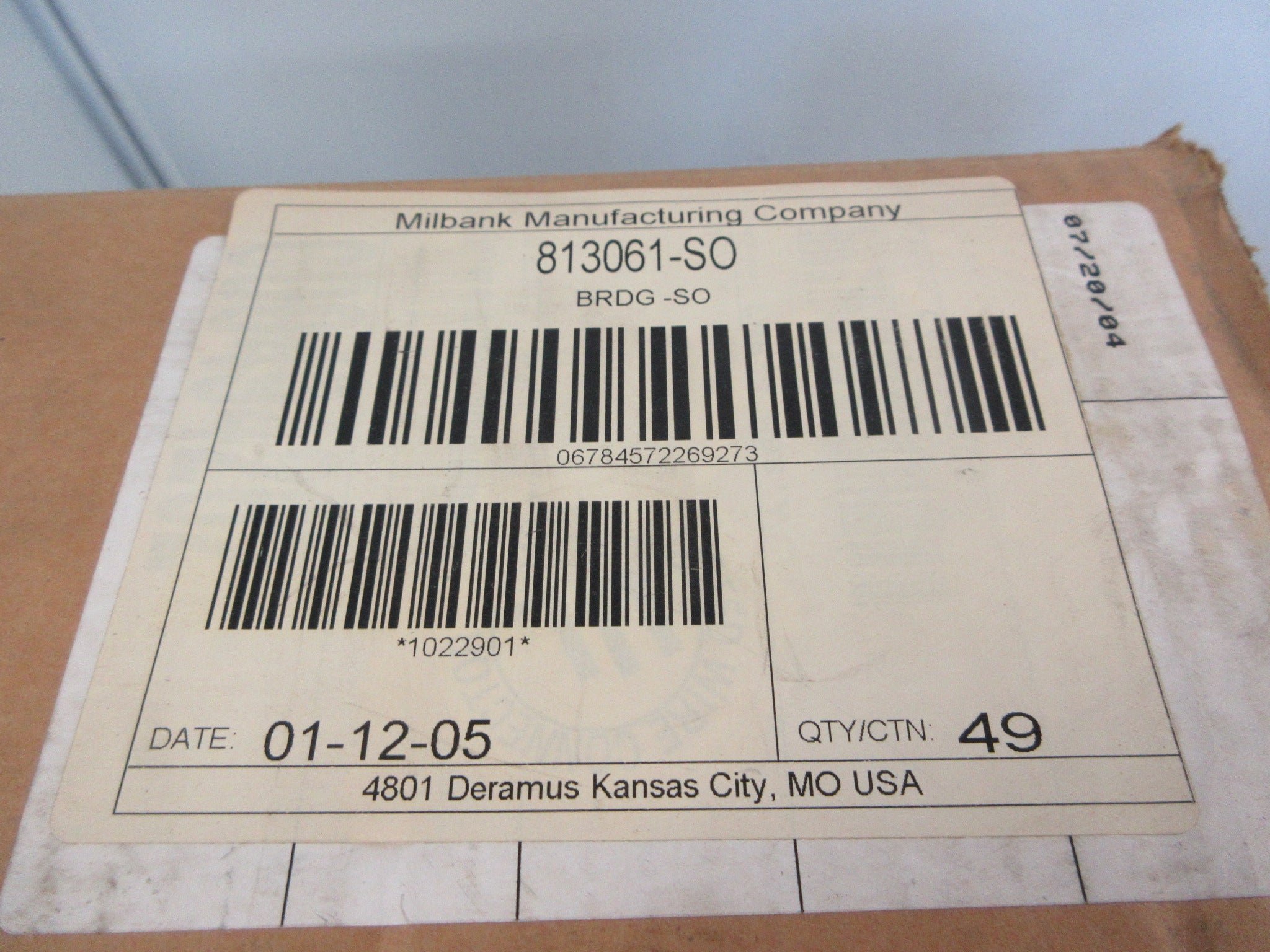 Milbank Bridge 813061-SO *Box of 49* New Surplus