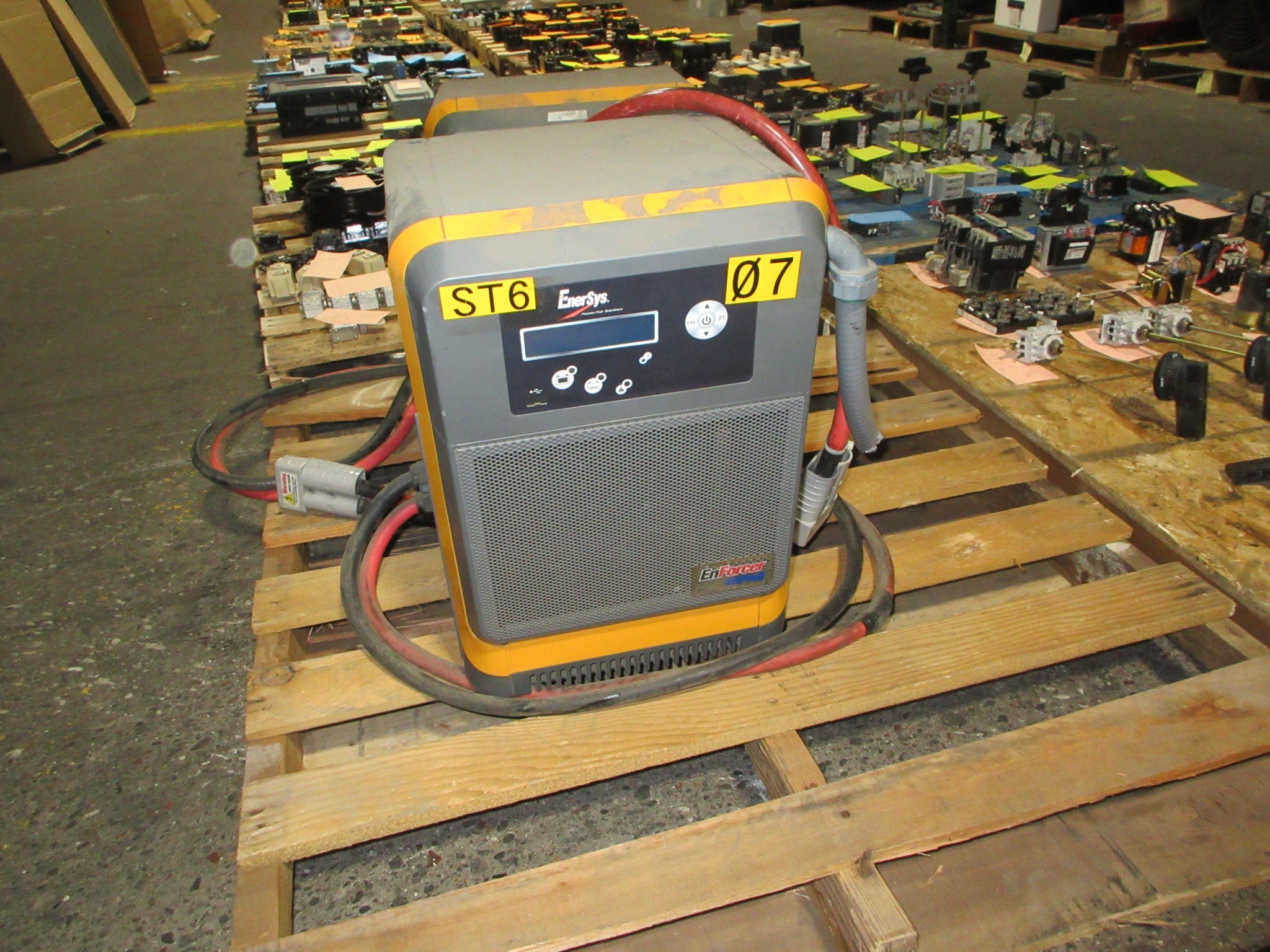 Enersys Battery Charger EI3-IN-4Y 1500AH Input: 480VAC Output: 24/36/48VDC Used