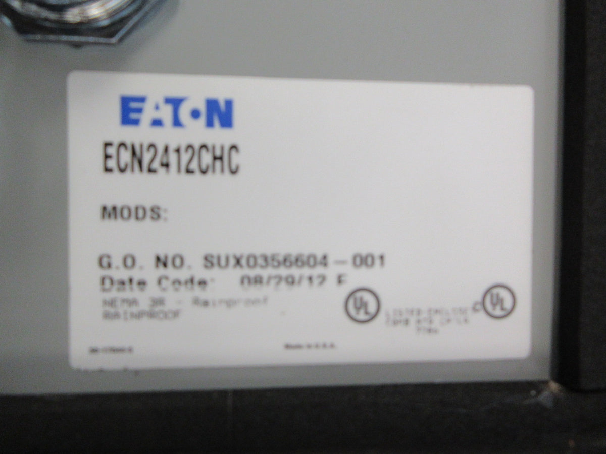 Eaton 3R Size 1 Breaker Combination ECN2412CHC 15A Breaker Used