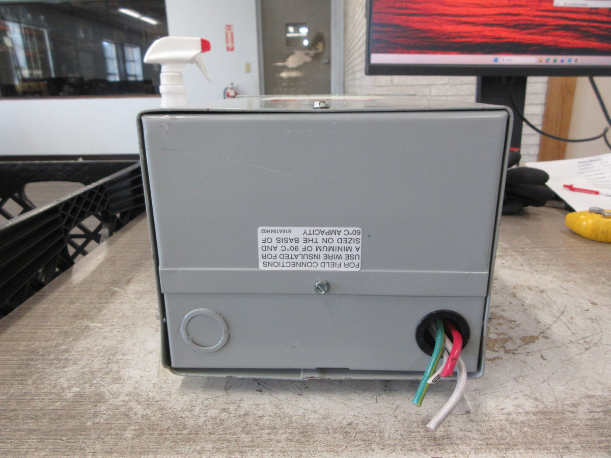York 3R Distribution Transformer 025-40114-001 Ser. A 2KVA Pri: 240/480V Used