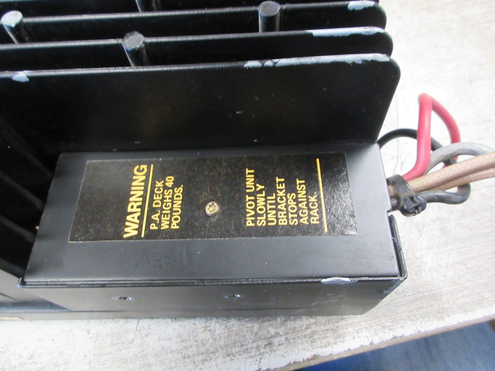 Allen-Bradley P.A. Deck TTE1732A Used