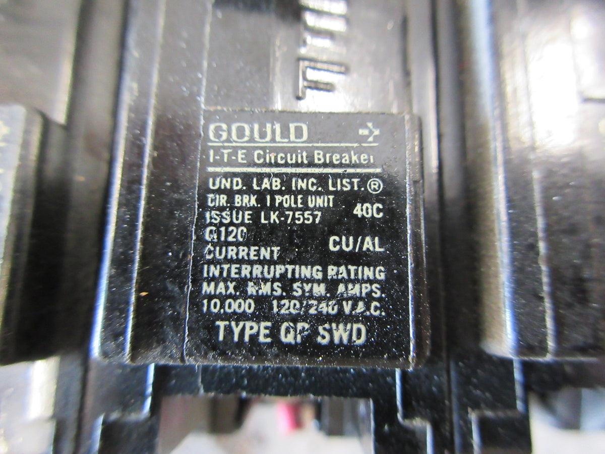 Gould ITE Type QP Clip-On Circuit Breaker Q120 20A 120/240V 1P *Lot of 20* Used