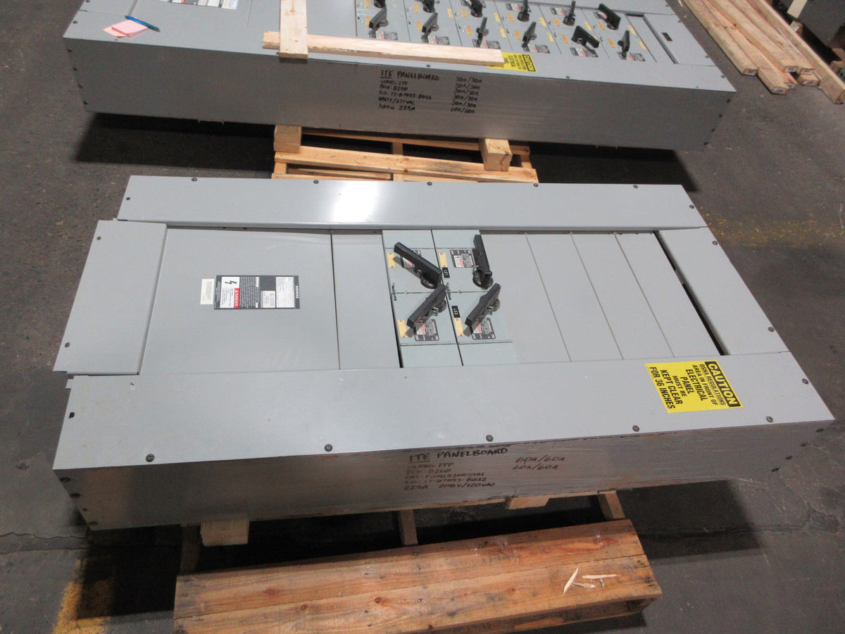 Siemens ITE Series FPP Panelboard FGML4100STM 225A 208Y/120V 3Ph 4W Used