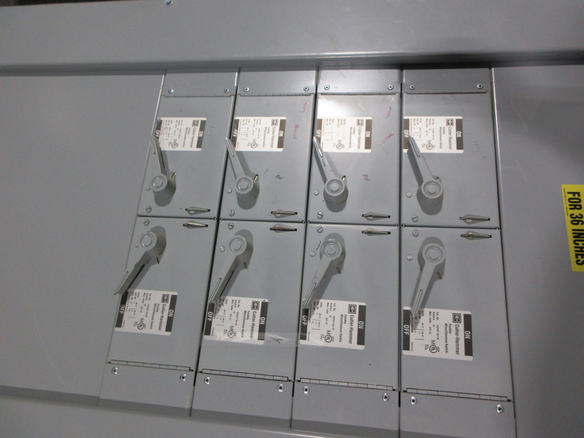 Cutler-Hammer Pow-R-Line C Panelboard PRL4F 250A 480/277V 3Ph 4W Used