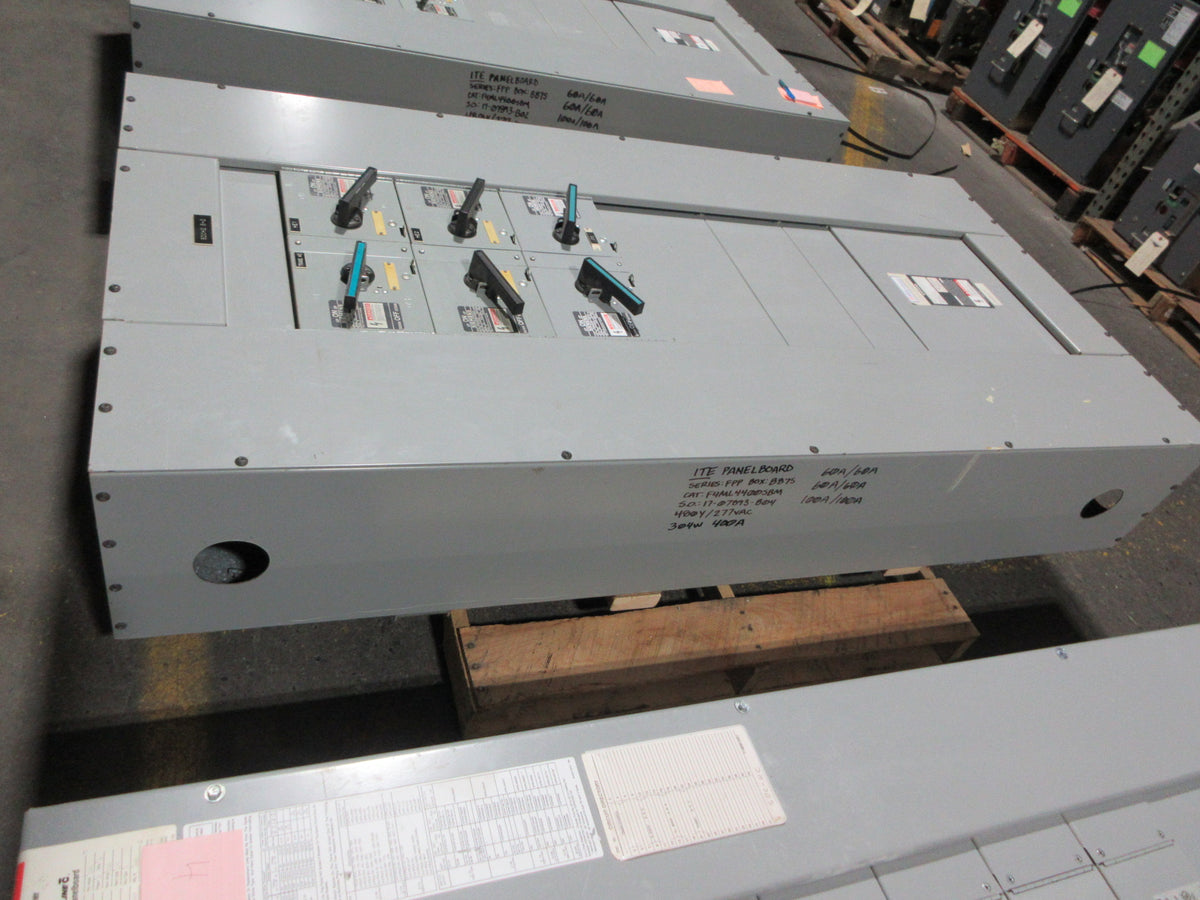 Siemens ITE Series FPP Panelboard F4ML4400SBM 400A 480Y/277V 3Ph 4W Used