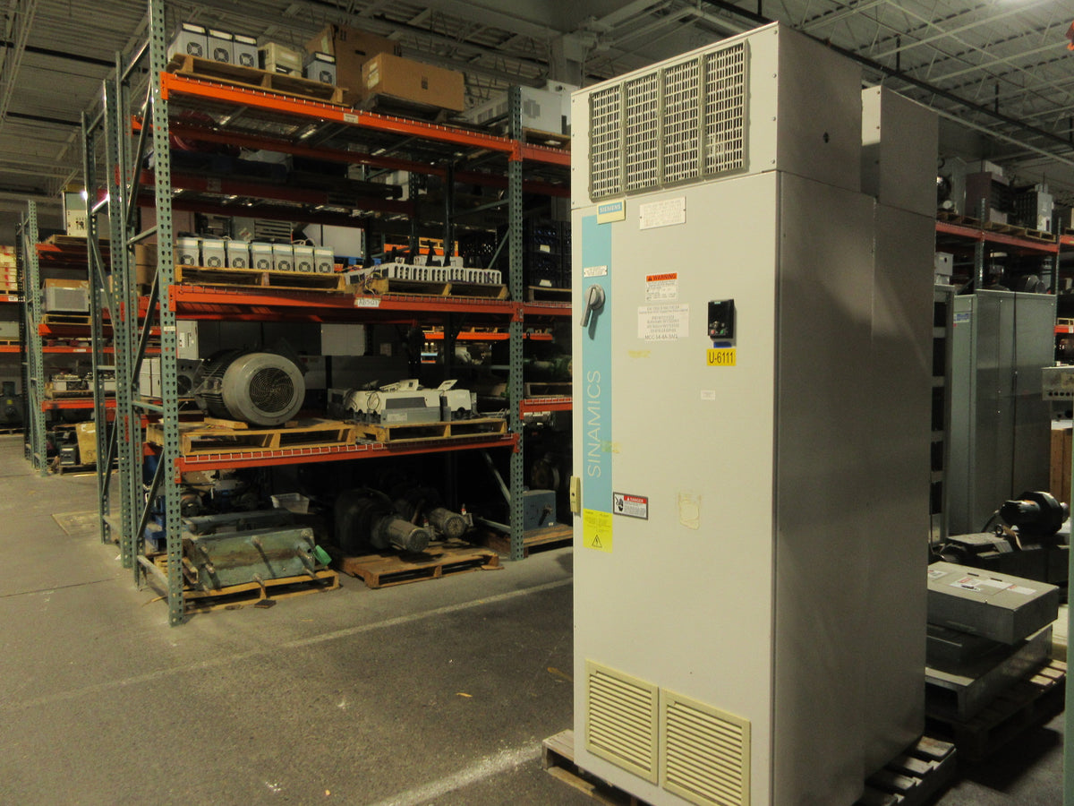 Siemens Enclosed G120 AC Drive 6SL3224-OBE37-5UA0 125HP Used