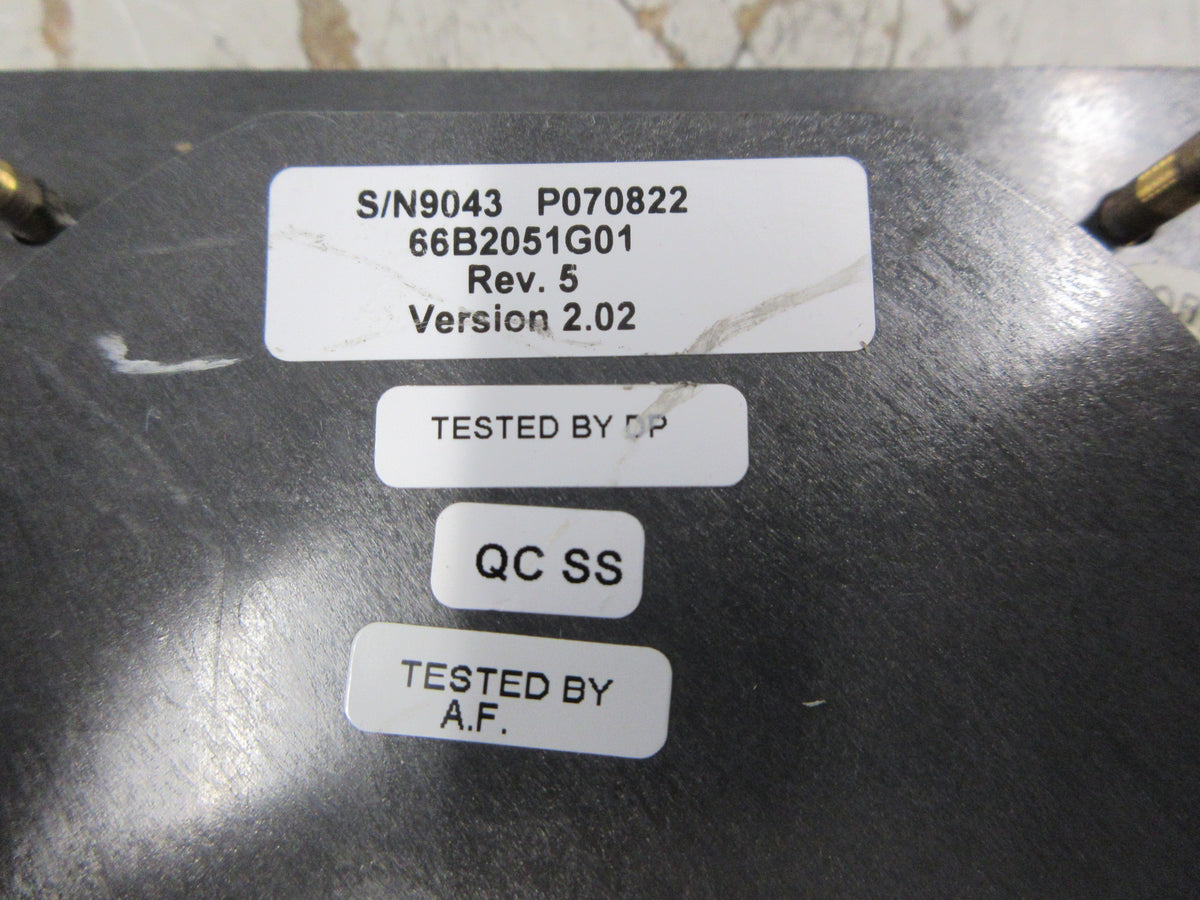 Eaton IQ 200 Display Panel 66B2051G01 Rev. 5 Ver. 2.02 *Peeling Front* Used