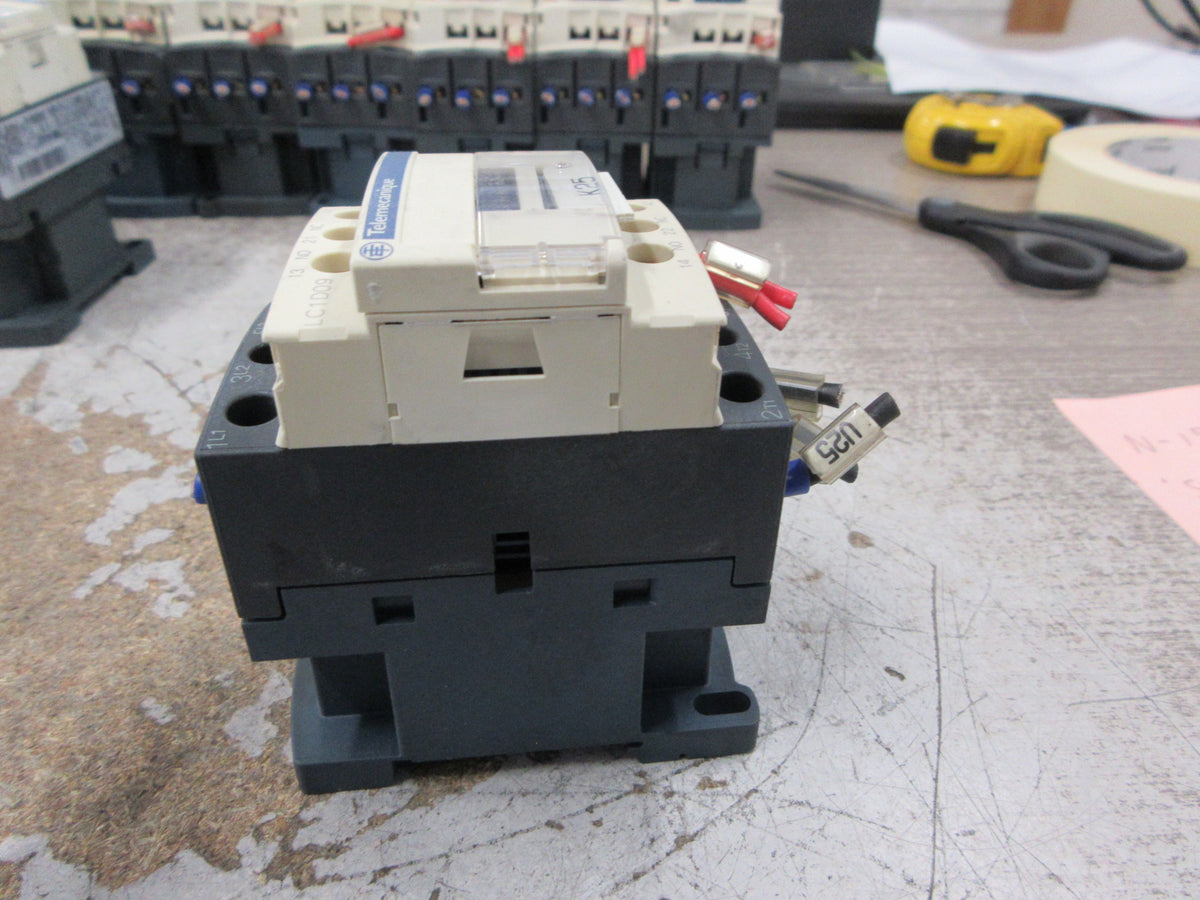 Telemecanique Contactor LC1 D09 24V Coil 25A Used