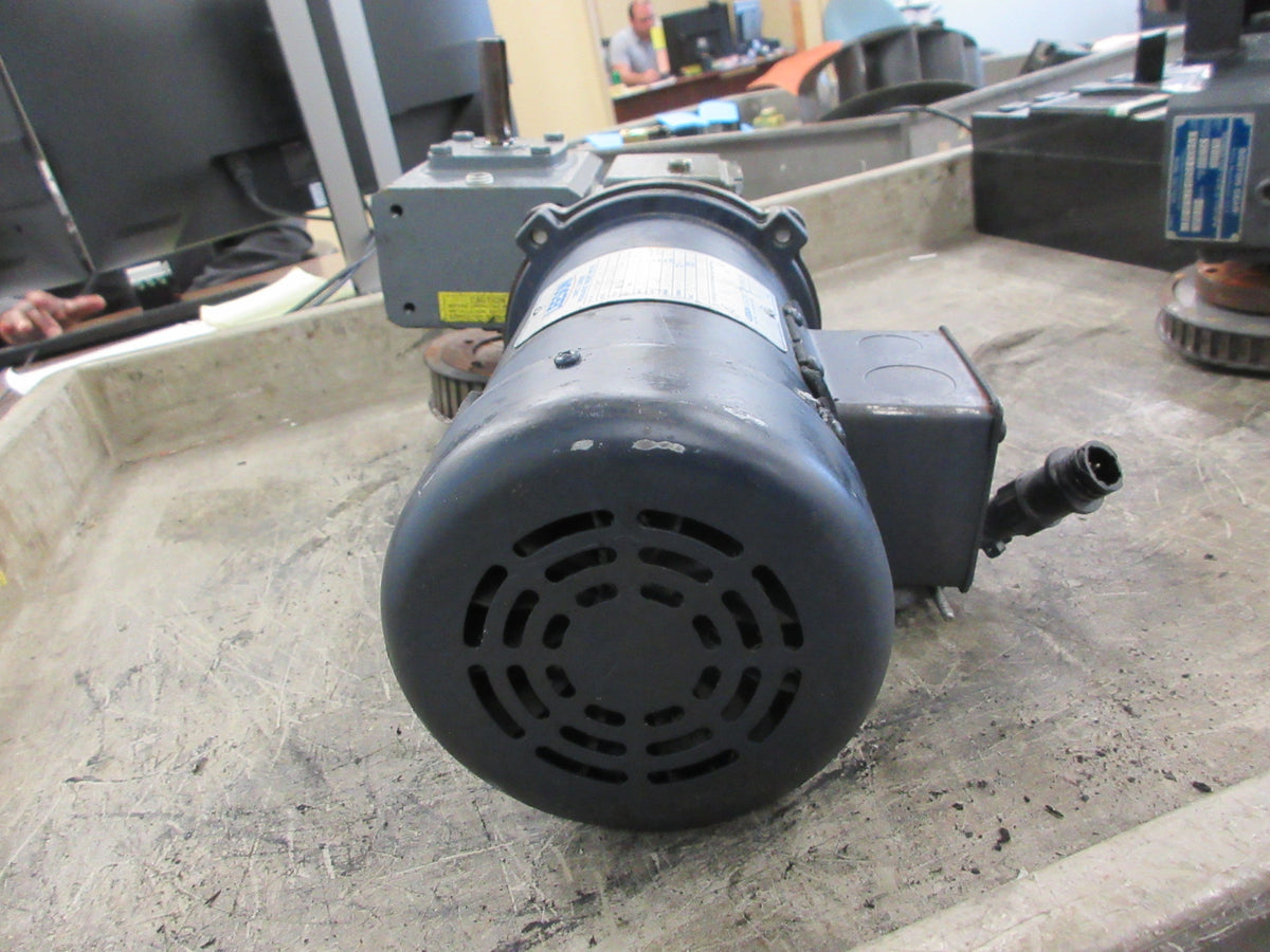 Leeson Gearmotor C42D17FK4A 1/3HP 90V 3.5A 1750RPM Frame: MSS56C ENCL: TEFC Used