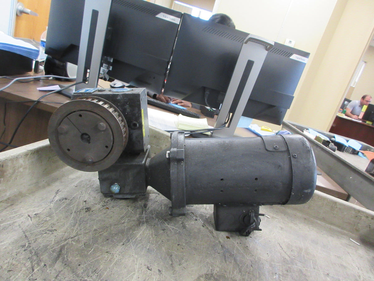 Leeson Gearmotor C42D17FK4A 1/3HP 90V 3.5A 1750RPM Frame: MSS56C ENCL: TEFC Used