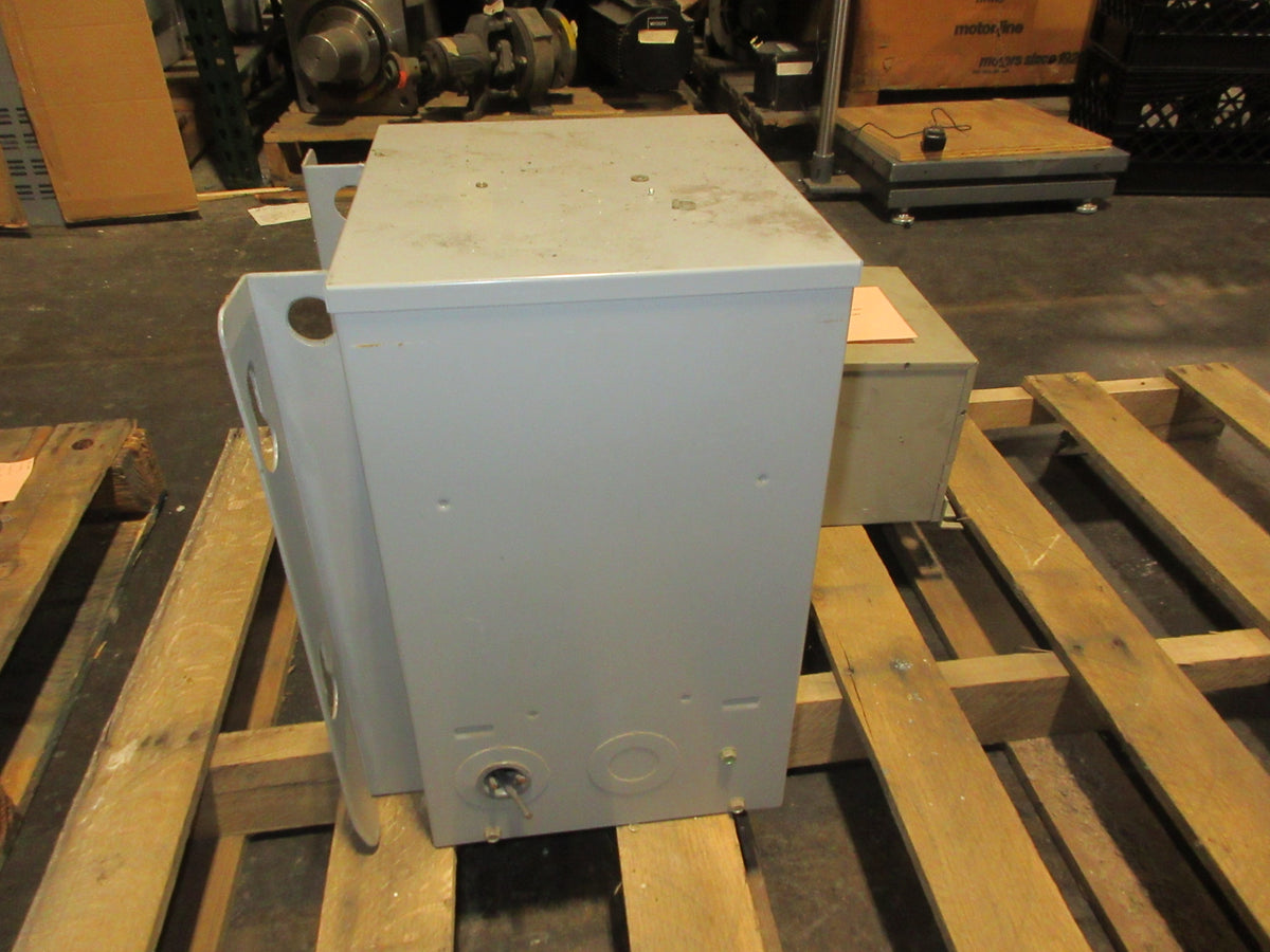 GE 3R Transformer 9T21B1006G02 10 KVA Pri: 240/480V Sec: 120/240V 60Hz 1Ph Used