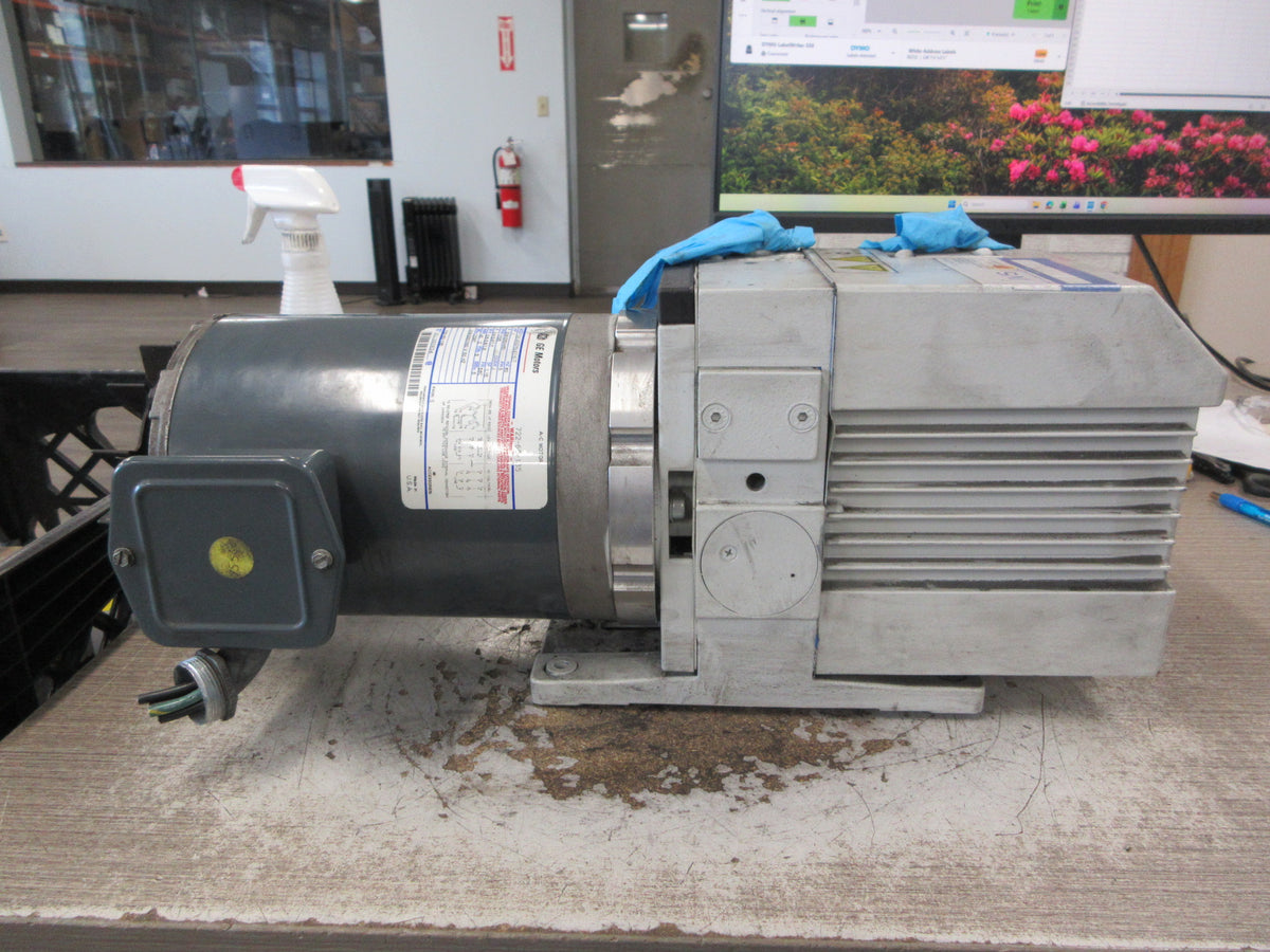Leybold Trivac Vacuum Pump D8B 8 m3/h 1HP 1725RPM 208-230/460V 3P Used