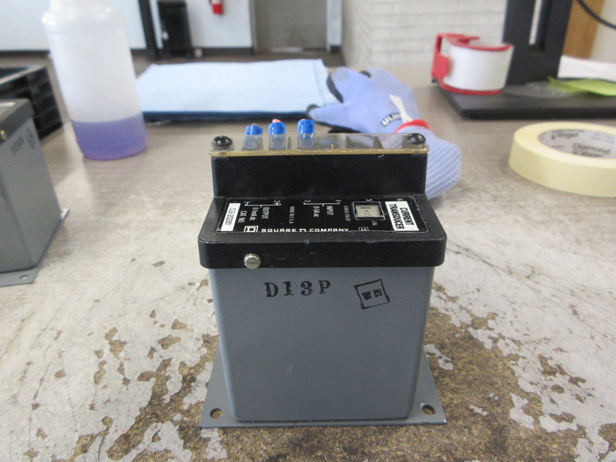 Square D Current Transformer CLE-202001 Input: 0-5A AC Output: 0-1mA DC Used