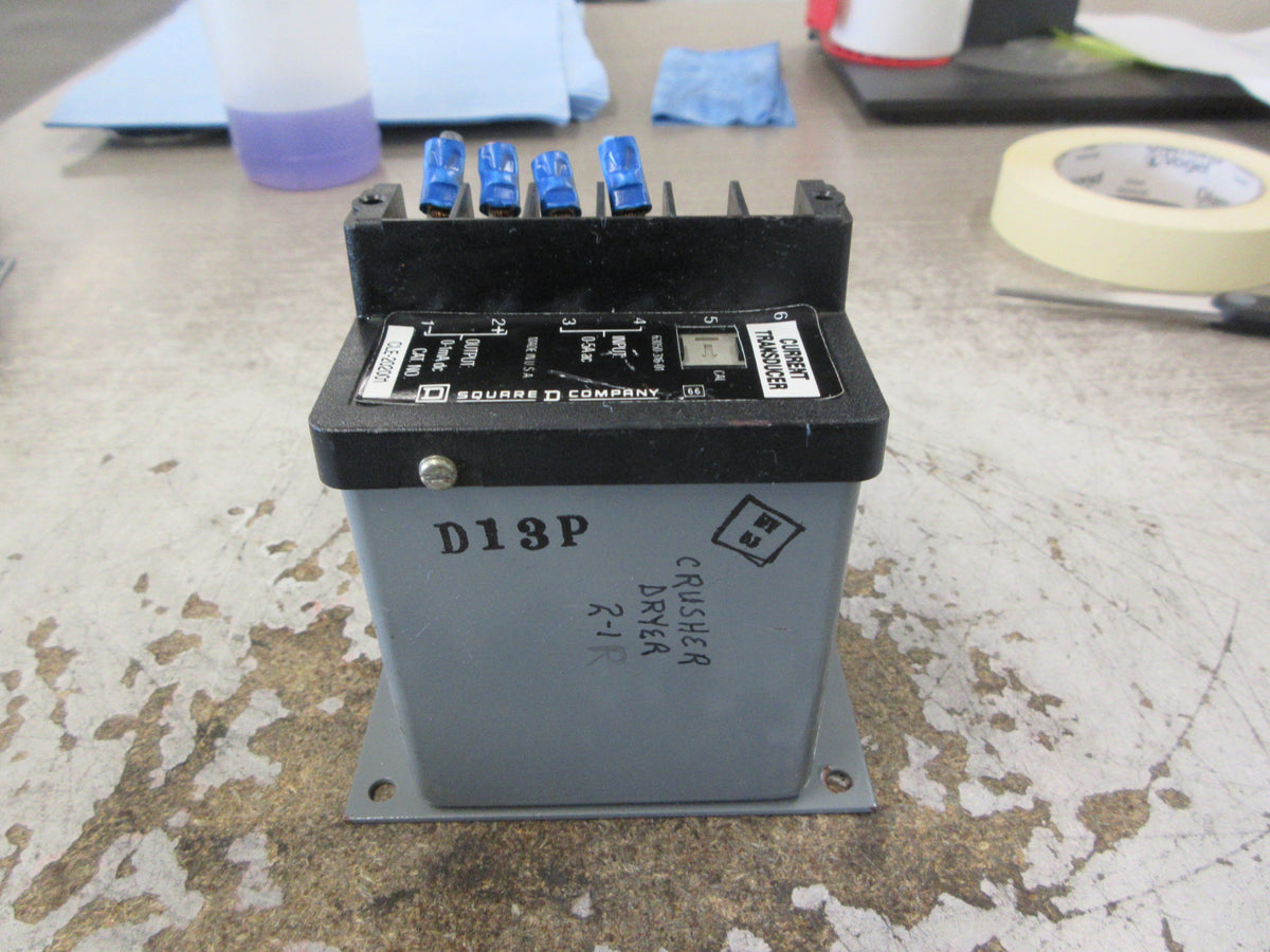 Square D Current Transformer CLE-202001 Input: 0-5A AC Output: 0-1mA DC Used