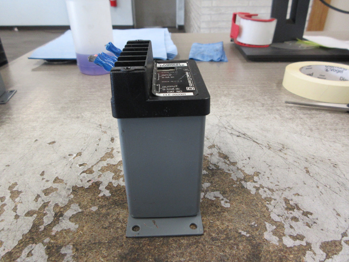 Square D Current Transformer CLE-202001 Input: 0-5A AC Output: 0-1mA DC Used