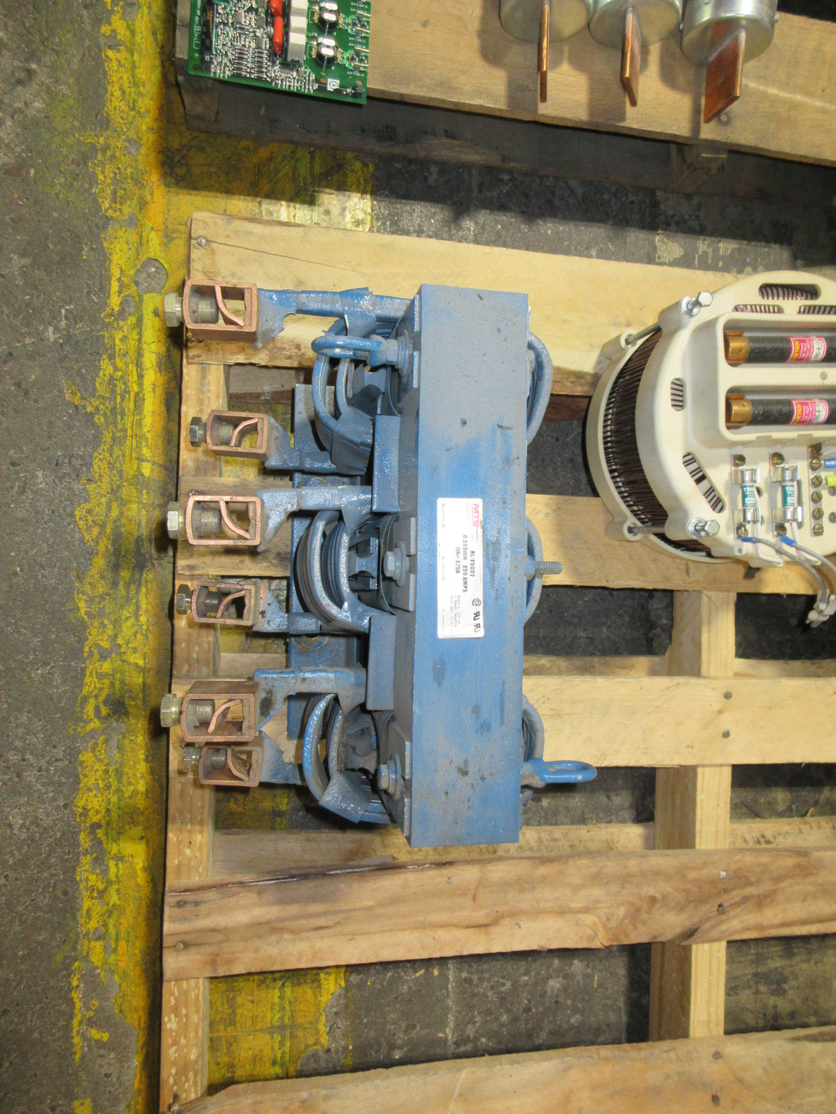 MTE 3Ph Line Reactor RL-25002 0.090mH 250A 600V 50/60Hz Used