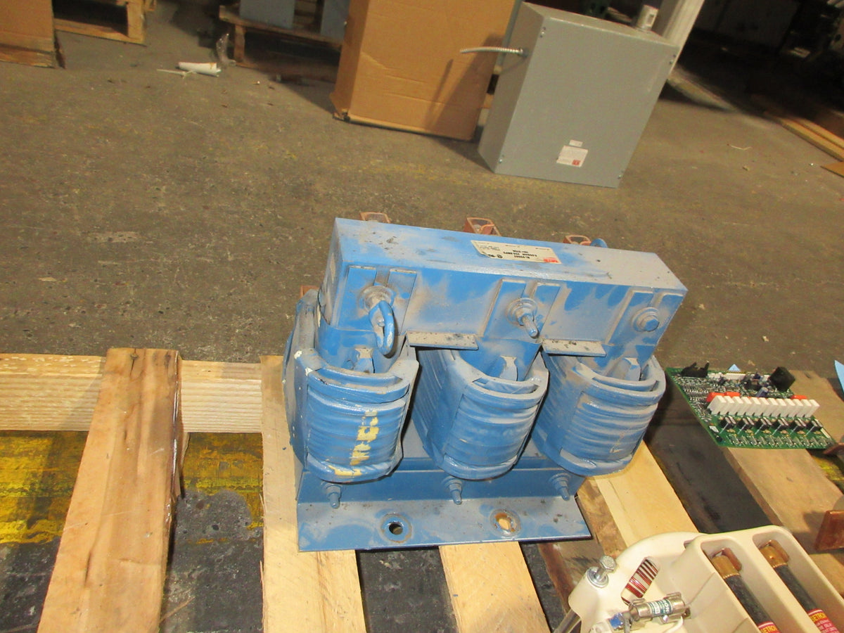 MTE 3Ph Line Reactor RL-25002 0.090mH 250A 600V 50/60Hz Used