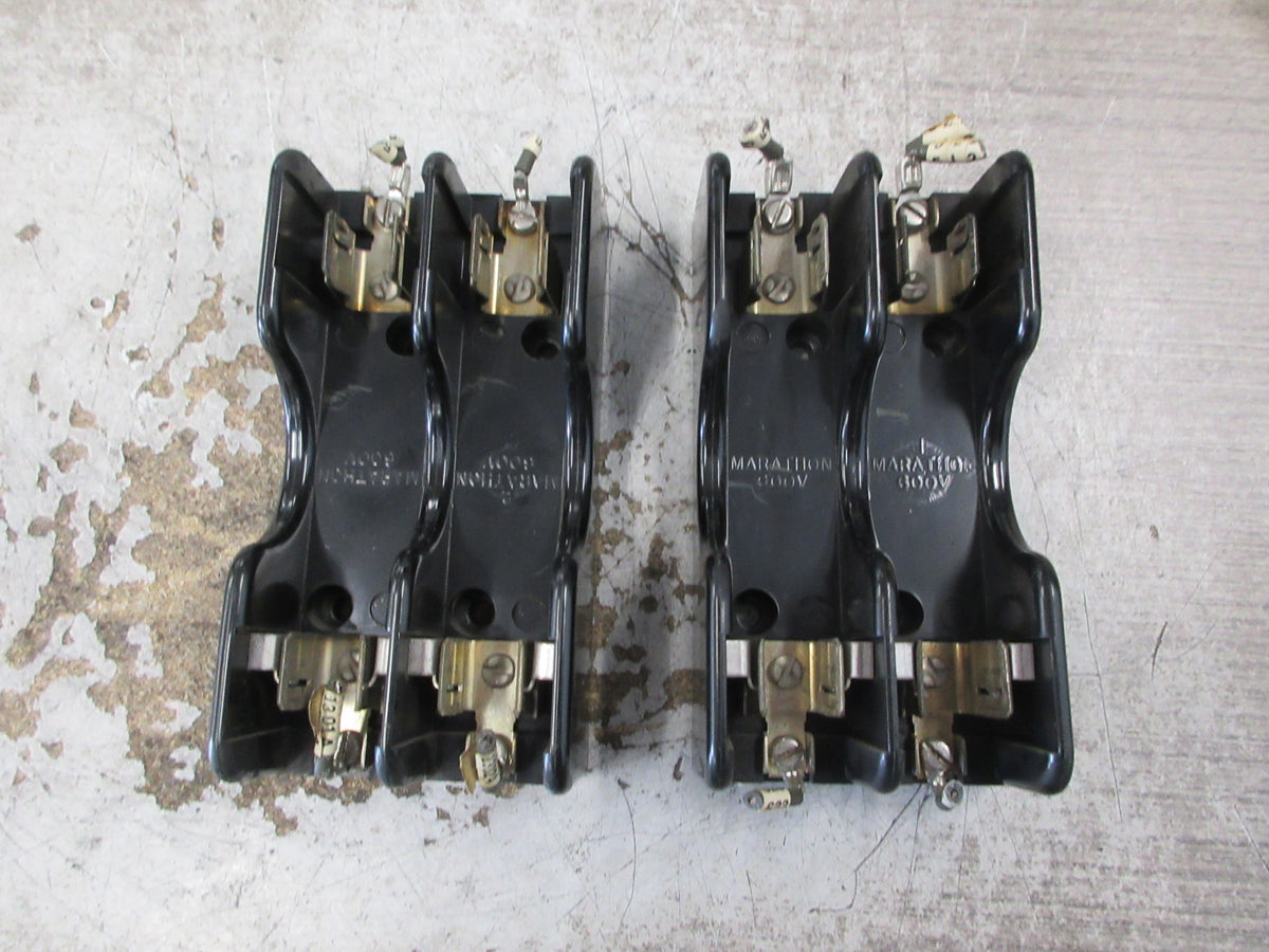 Marathon Fuseholder 6R30A2S 30A 600V 2P *Lot of 2* Used