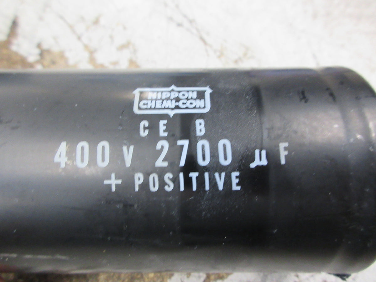 Nippon Chemi-Con Capacitor CEB 2700uF 400V Used