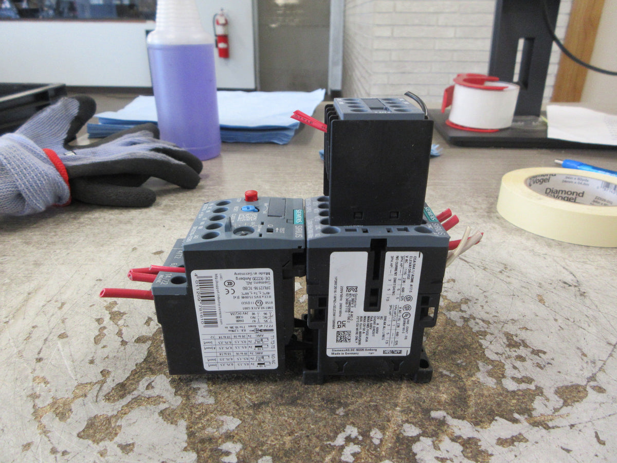 Siemens Sirius Starter 3RT2016-1AP62/3RU2116-1CB0 240V Coil Trip: 1.8-2.5A Used