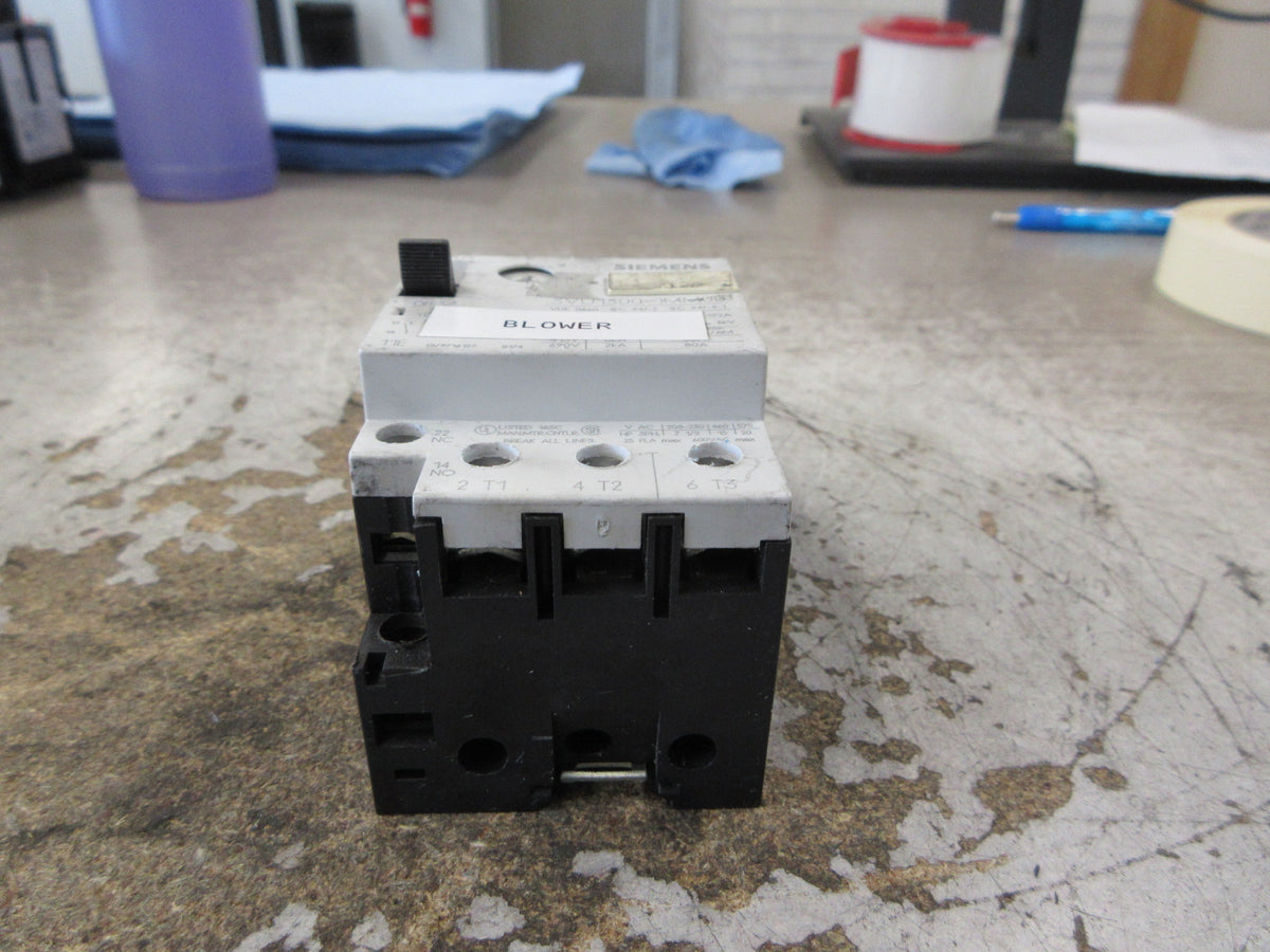 Siemens Manual Motor Protector 3VU1300-1MM00 Trip: 10-16A Used